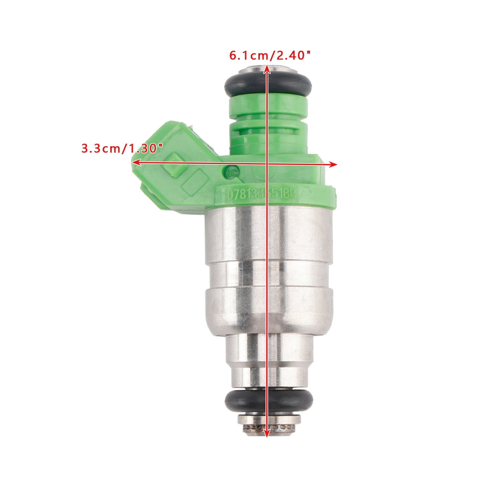 1PCS Fuel Injector 078133551BB Fit Audi A4 S4 A6 S6 Allroad 2.7L