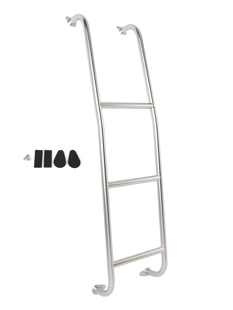 2014-2025 Ford Transit Low Roof Vans Stainless Steel 3-Step Van Ladder 093TS