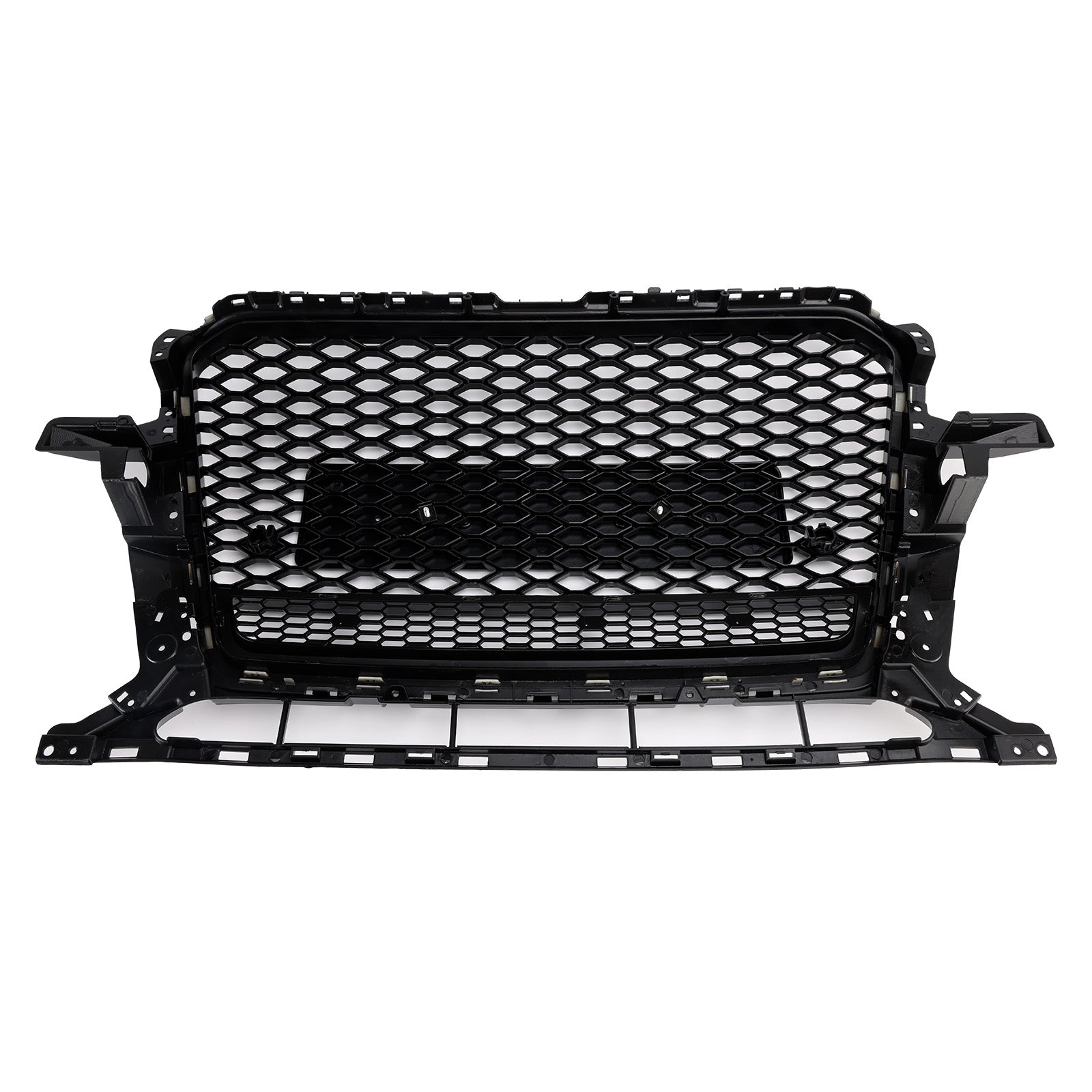 Gloss Black Front Honeycomb Bumper Grille Grill Fit Audi Q5 2013-2017