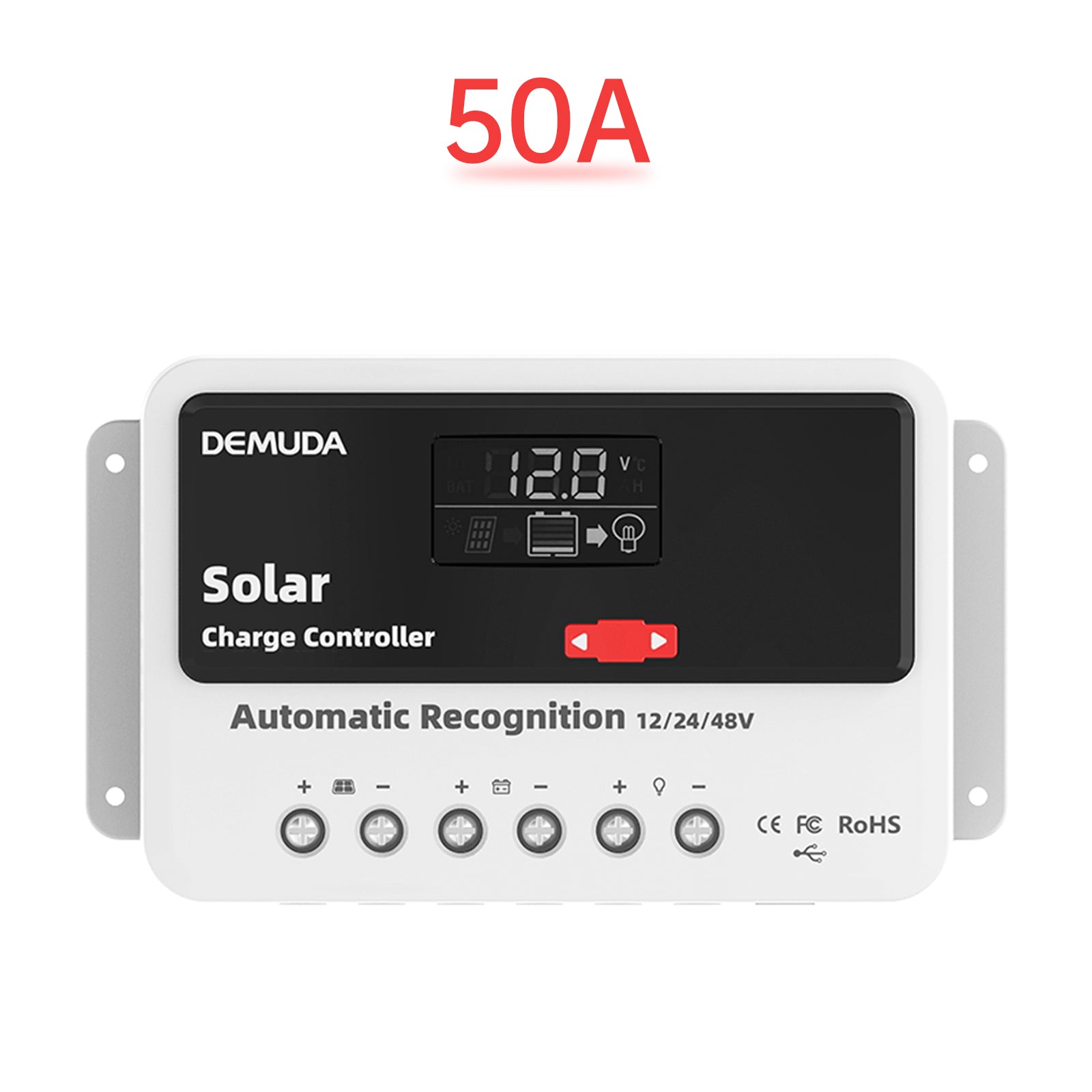 12V24V48V 10A-60A PWM Solar Controller Automatic Solar Controller Iron Phosphate