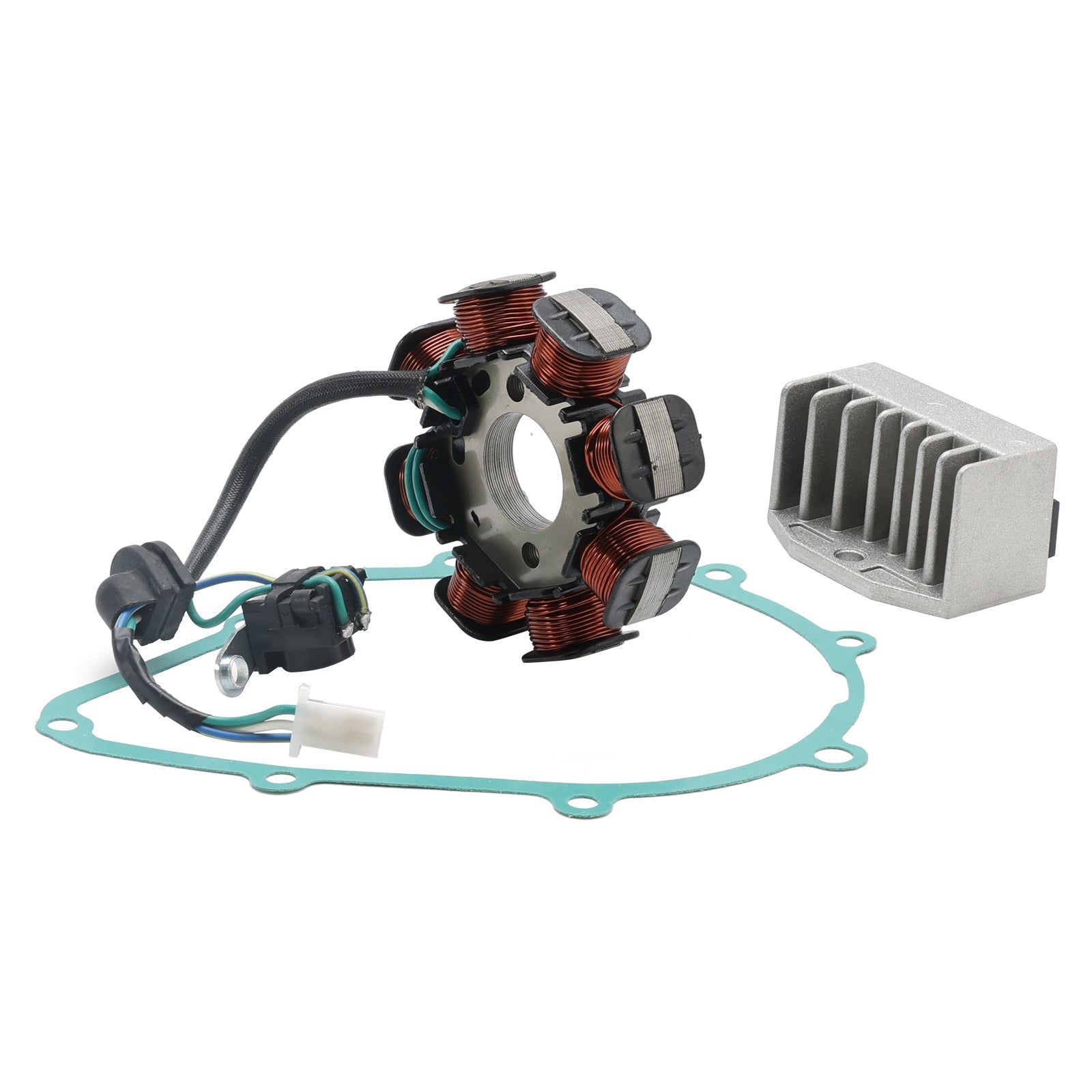 STATOR GENERATOR + VOLTAGE REGULATOR + GASKET FOR HONDA WAVE 125S Kick 2008-2009