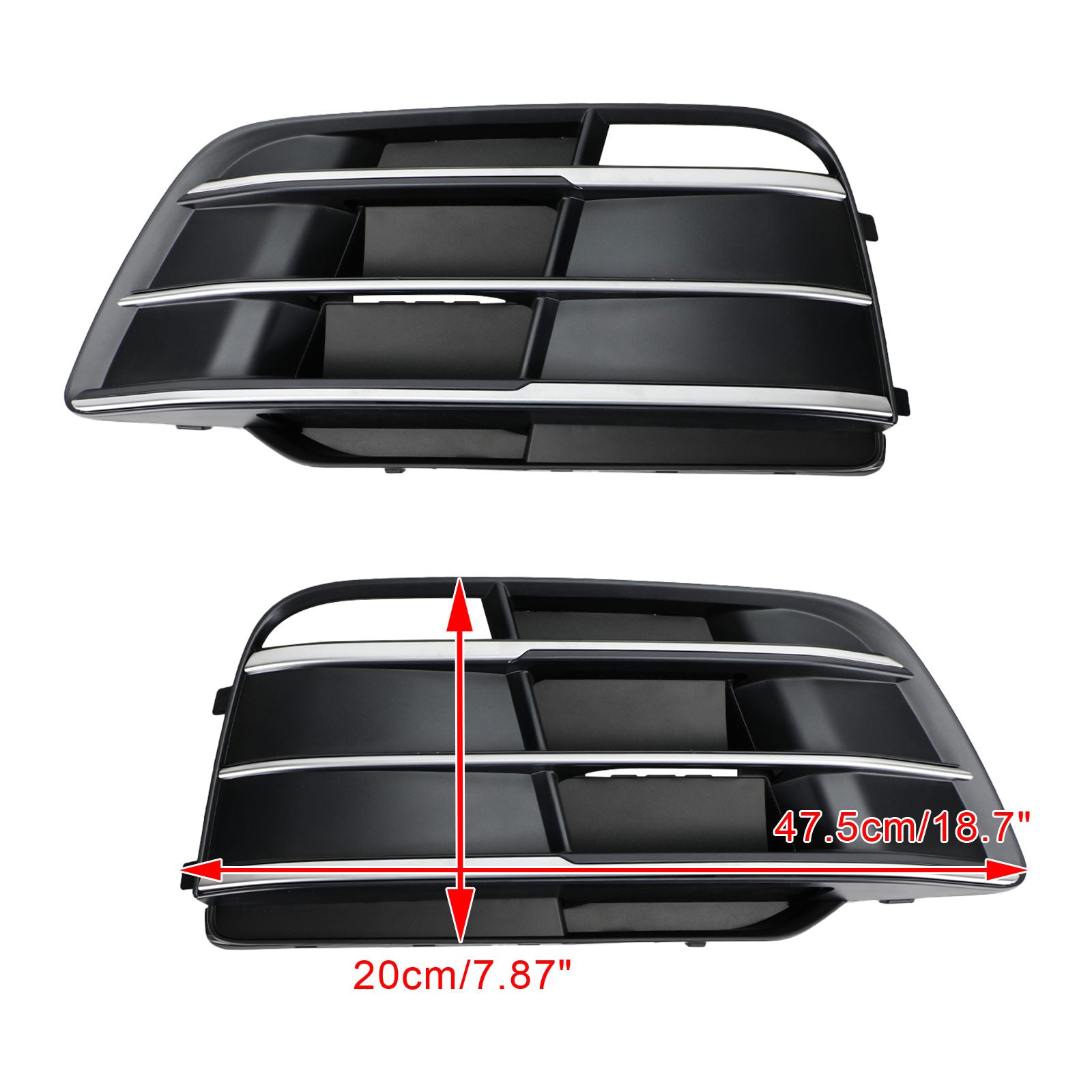 Front Bumper Grille Grill 80A807679MRU6 Fit Audi Q5 SQ5 2018-2022 Pre-Facelift