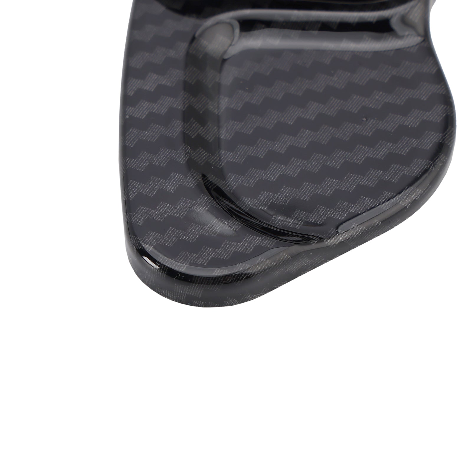 Carbon Look Steering Wheel Paddle Shifter Extension Covers Fit Lexus IS RC NX