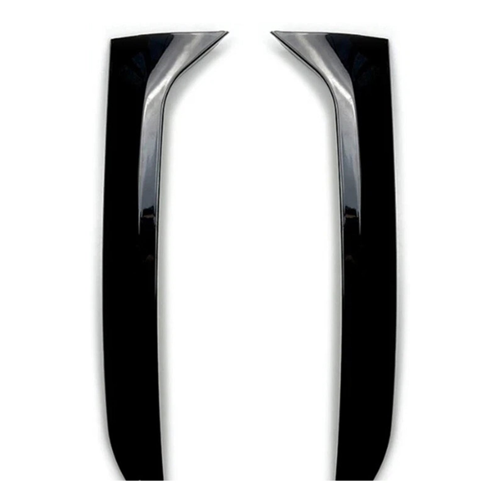 2007-2016 VW Tiguan MK1 Gloss Black Pair Rear Window Side Wing Spoiler