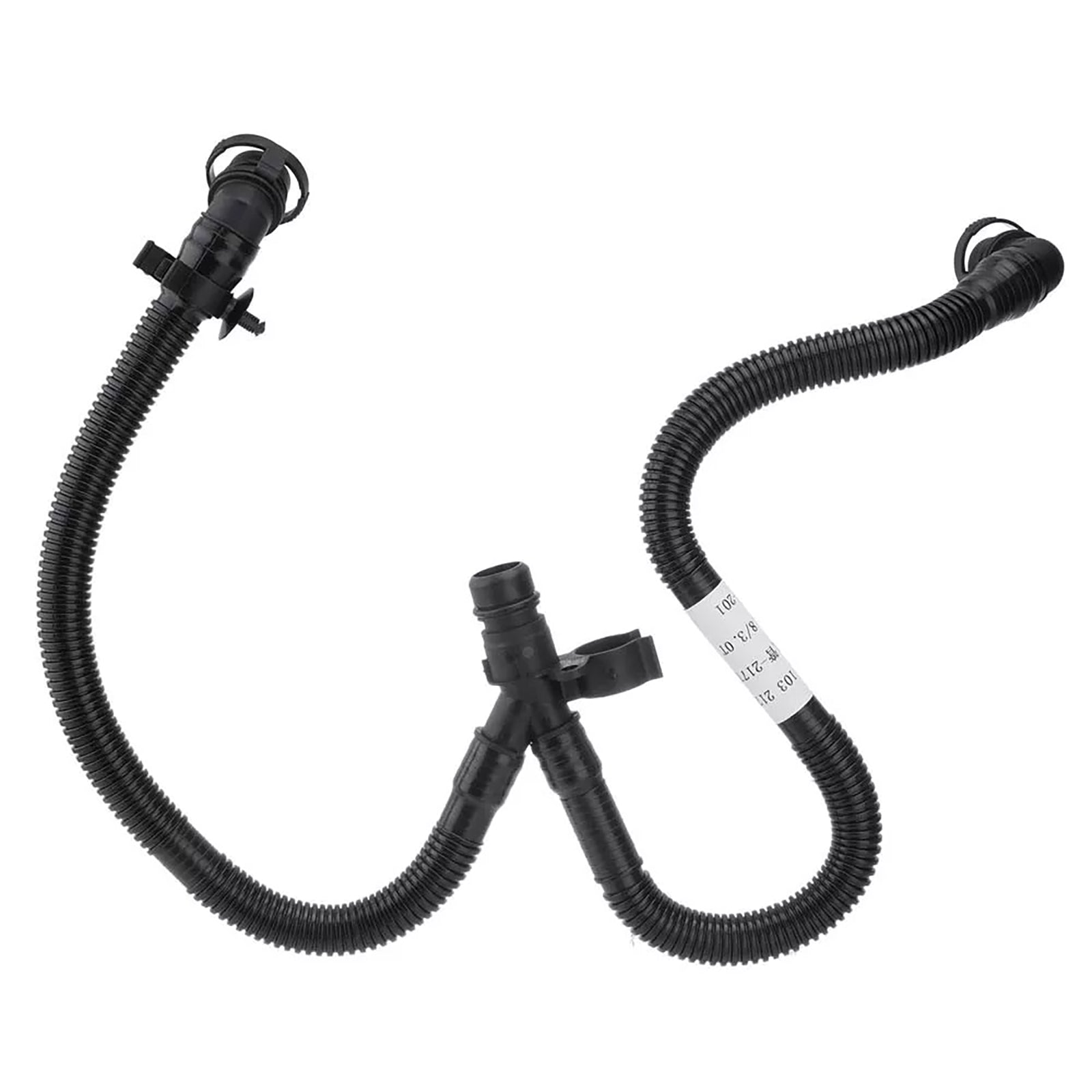 2010-2018 Audi A8L D4 (4H2, 4H8, 4HC, 4HL) 3.0 50 TSI Quattro 오일 분리기 PCV 밸브 벤트 트림 및 호스 튜브