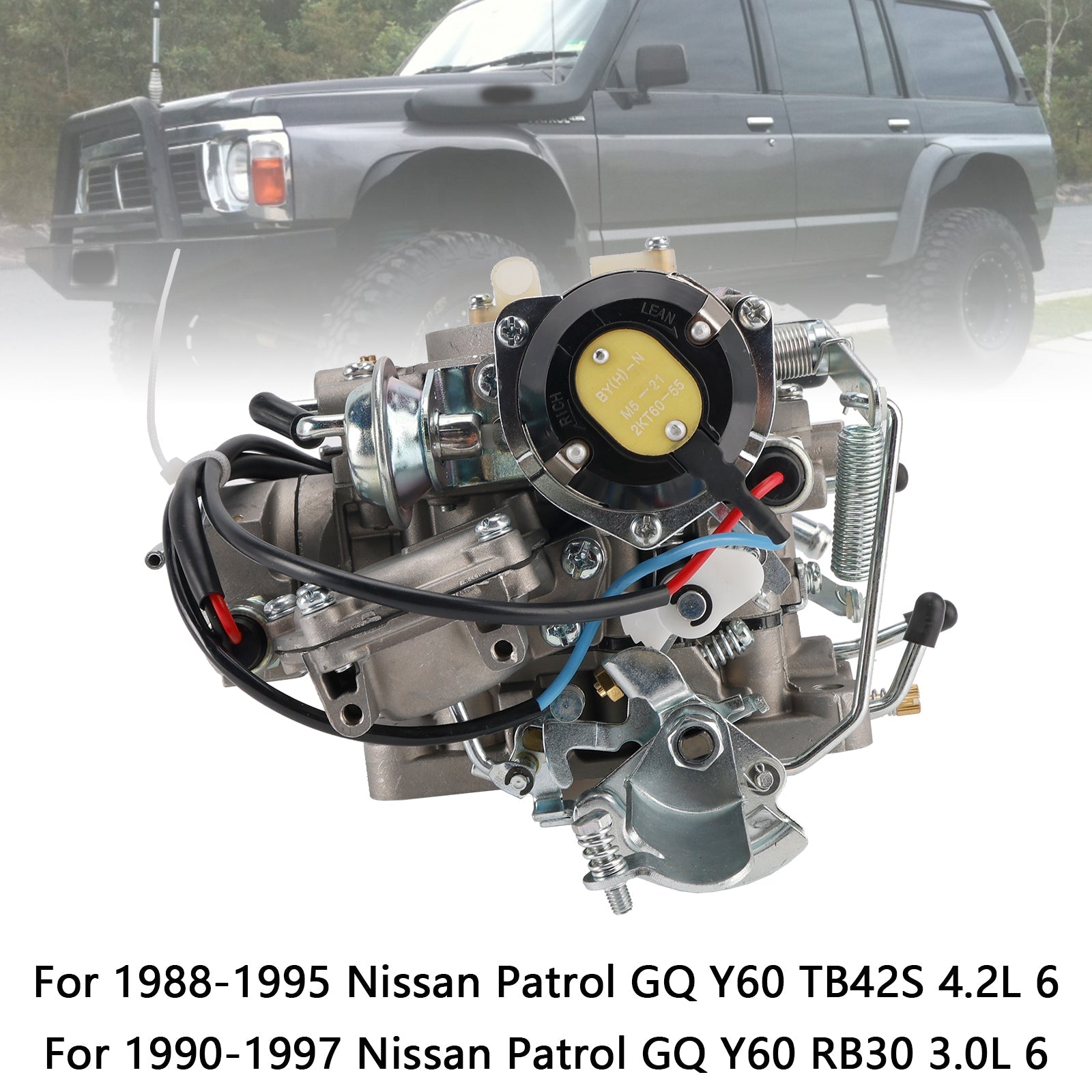 1988-1995 Nissan Patrol GQ Y60 TB42S 4.2L 6 2 Barrel Carburetor 16010-26J00