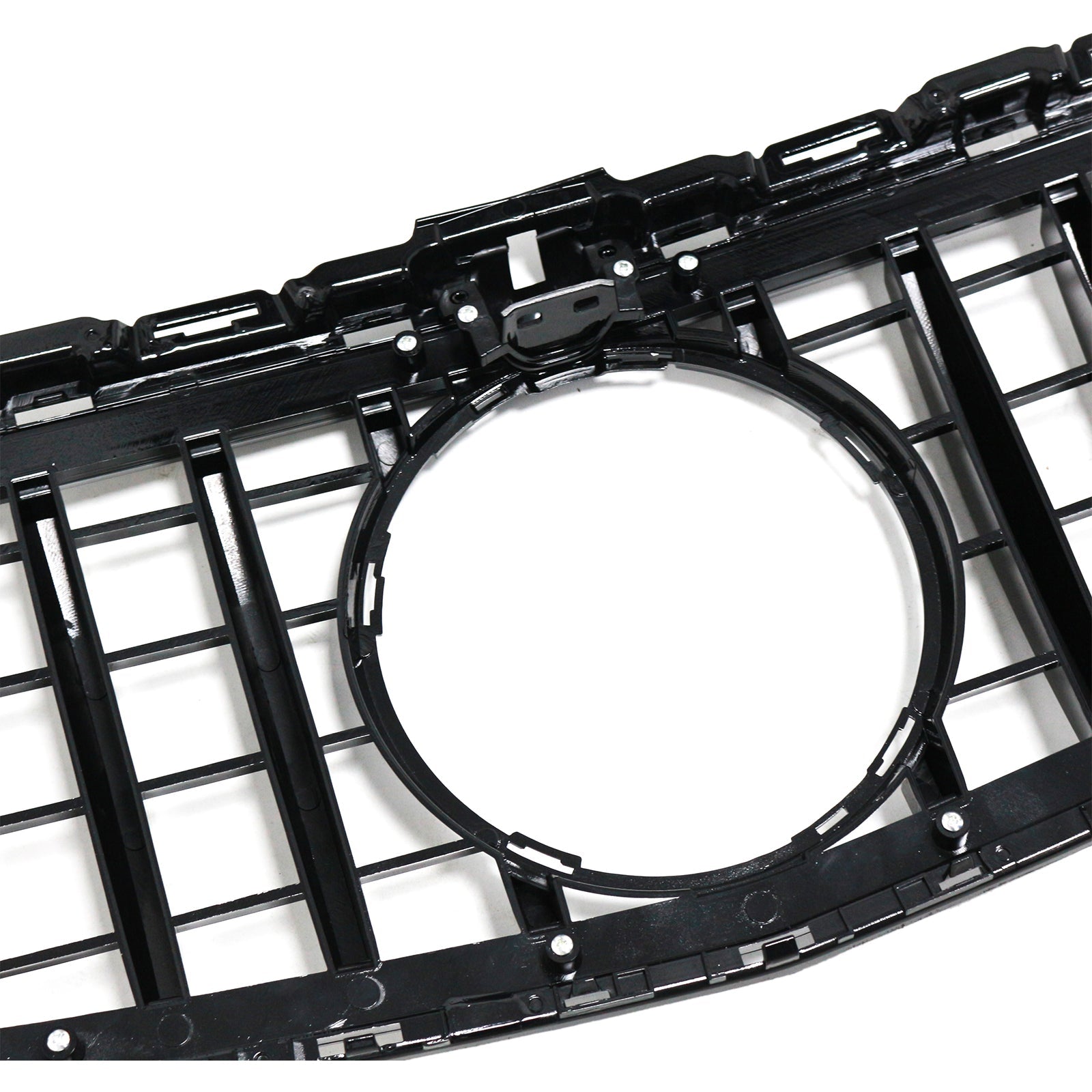 Chrome Front Bumper Grill Grille Fit Mercedes W205 C250 C300 2015-2021 W/LED