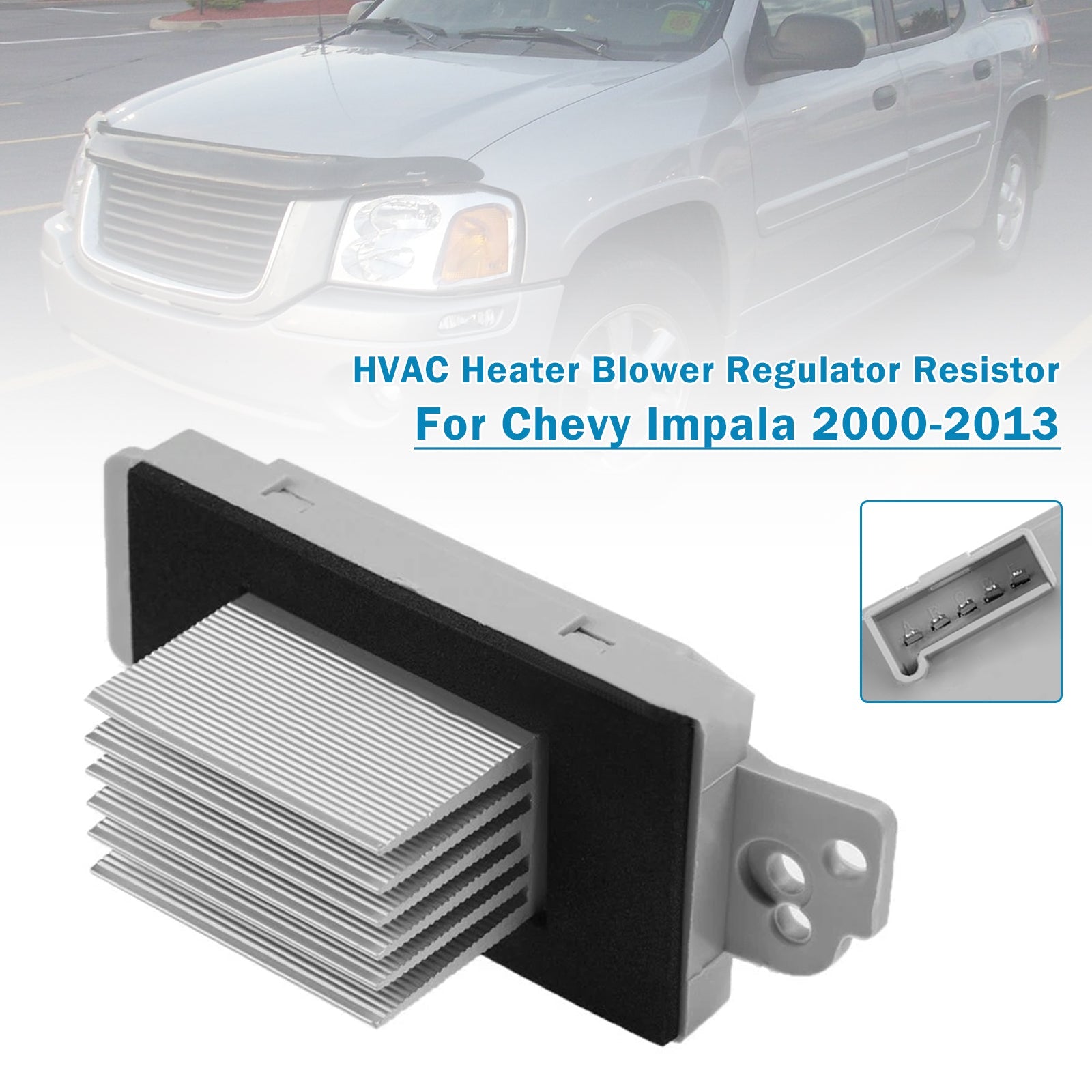 HVAC Heater Blower Regulator Resistor 1581773 For Chevy Impala 2000-2013