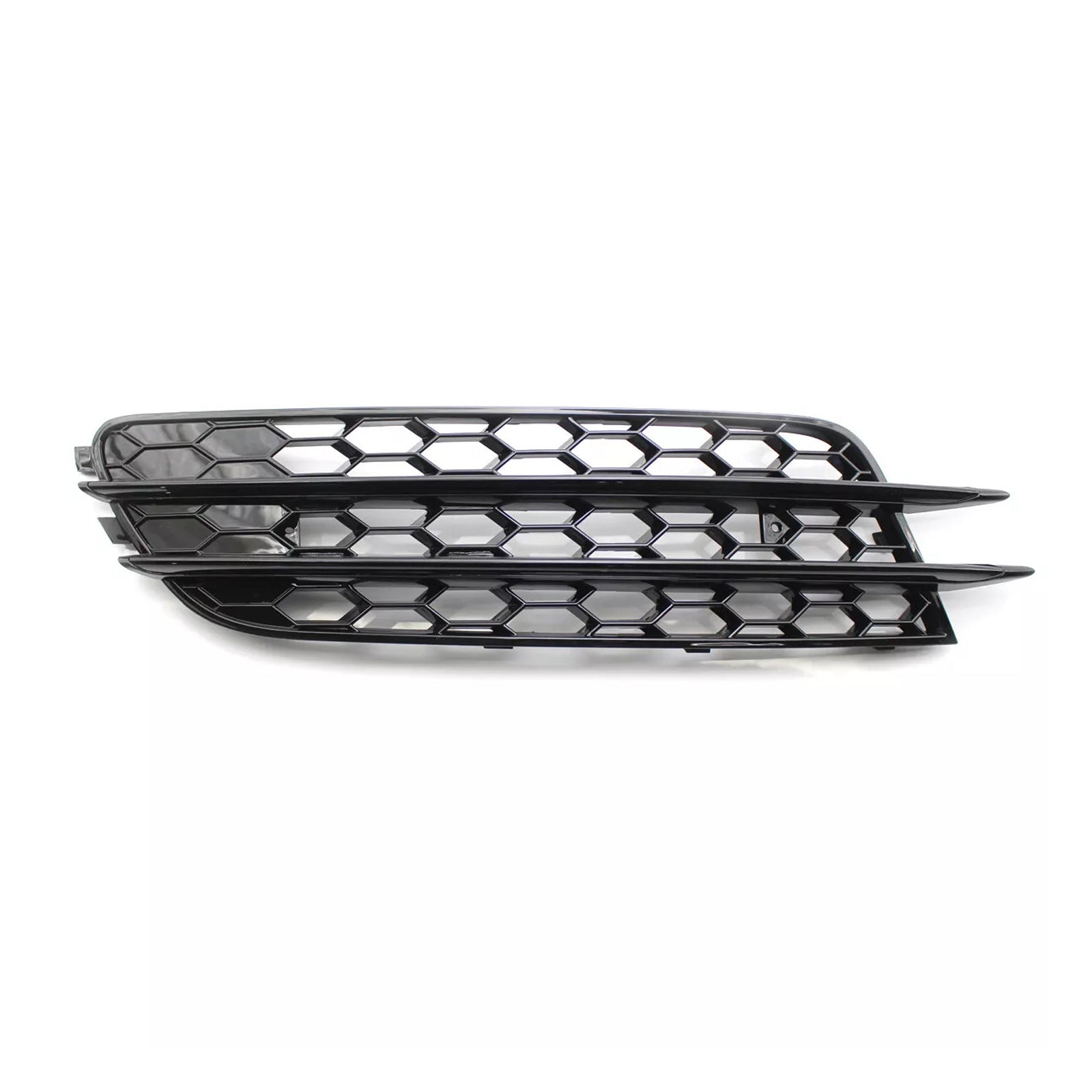 2012-2015 Audi A4 C7 Front Bumper Honeycomb Fog Grille Cover Black