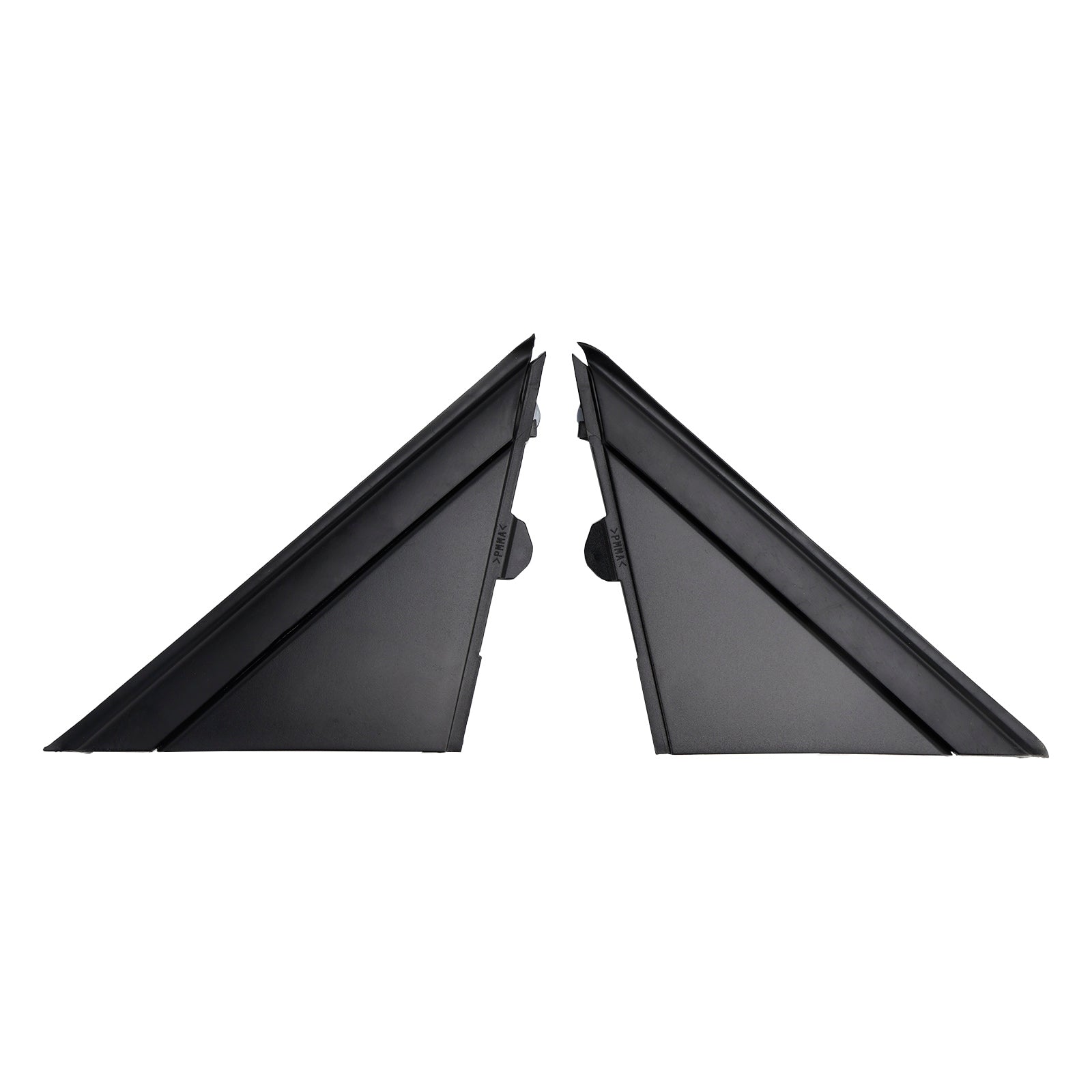 2X Left+Right Side View Door Mirror Flag Cover Molding Trim for Fiat 500 12-19