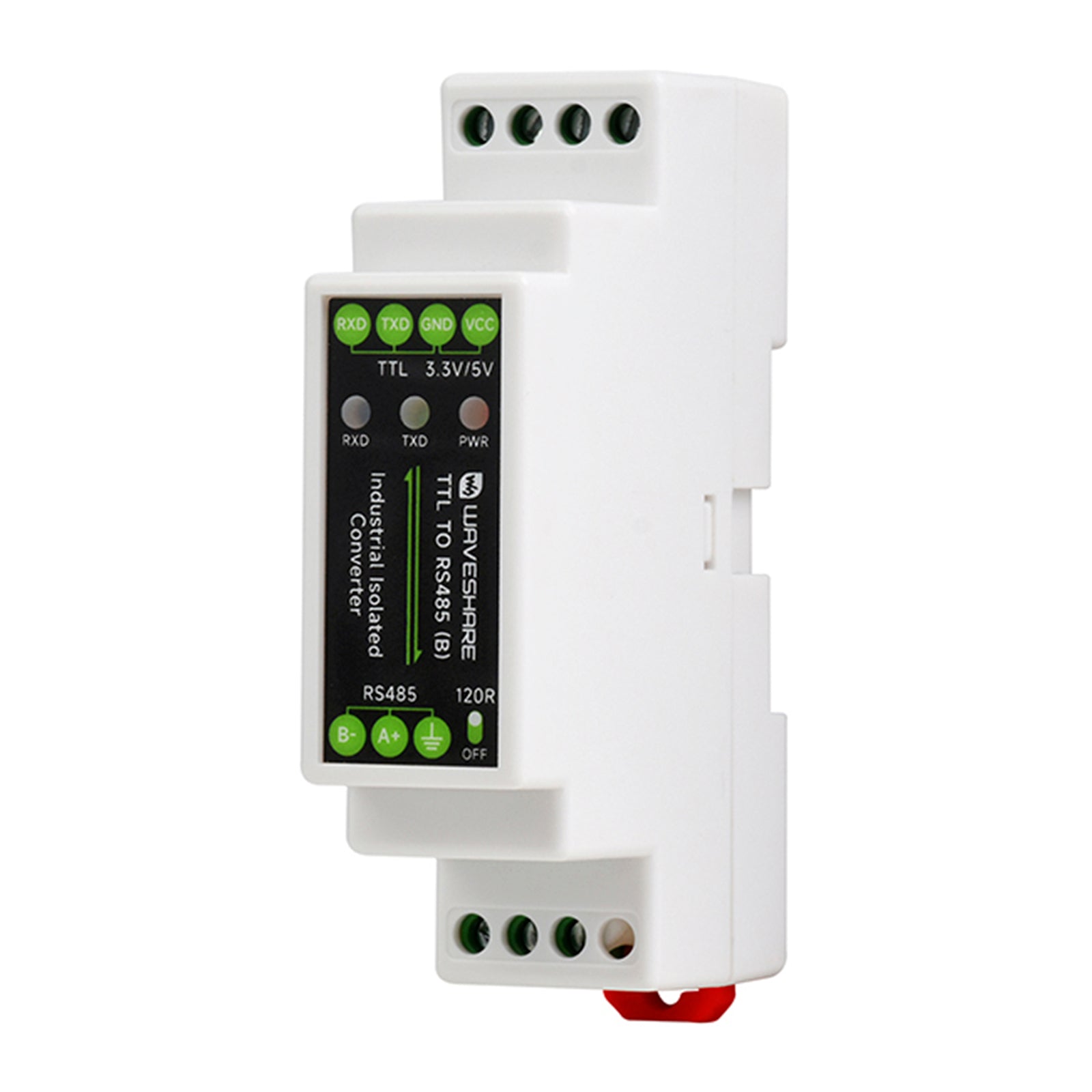 TTL to RS485 Electrical Isolation Module DIN Rail Serial Converter Surge Protect