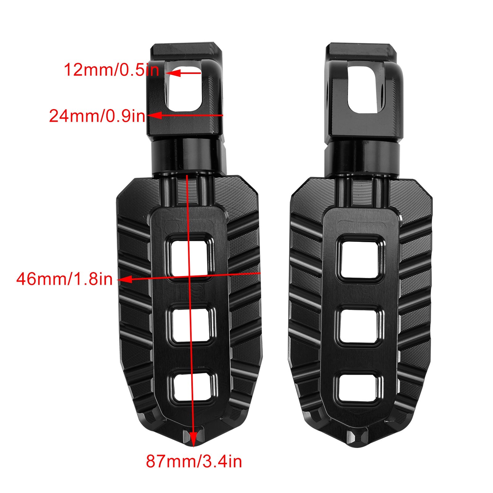 Front Footrests Foot Peg fit for Tiger 900 Scrambler 1200XC 1200XE 1200X 20-24