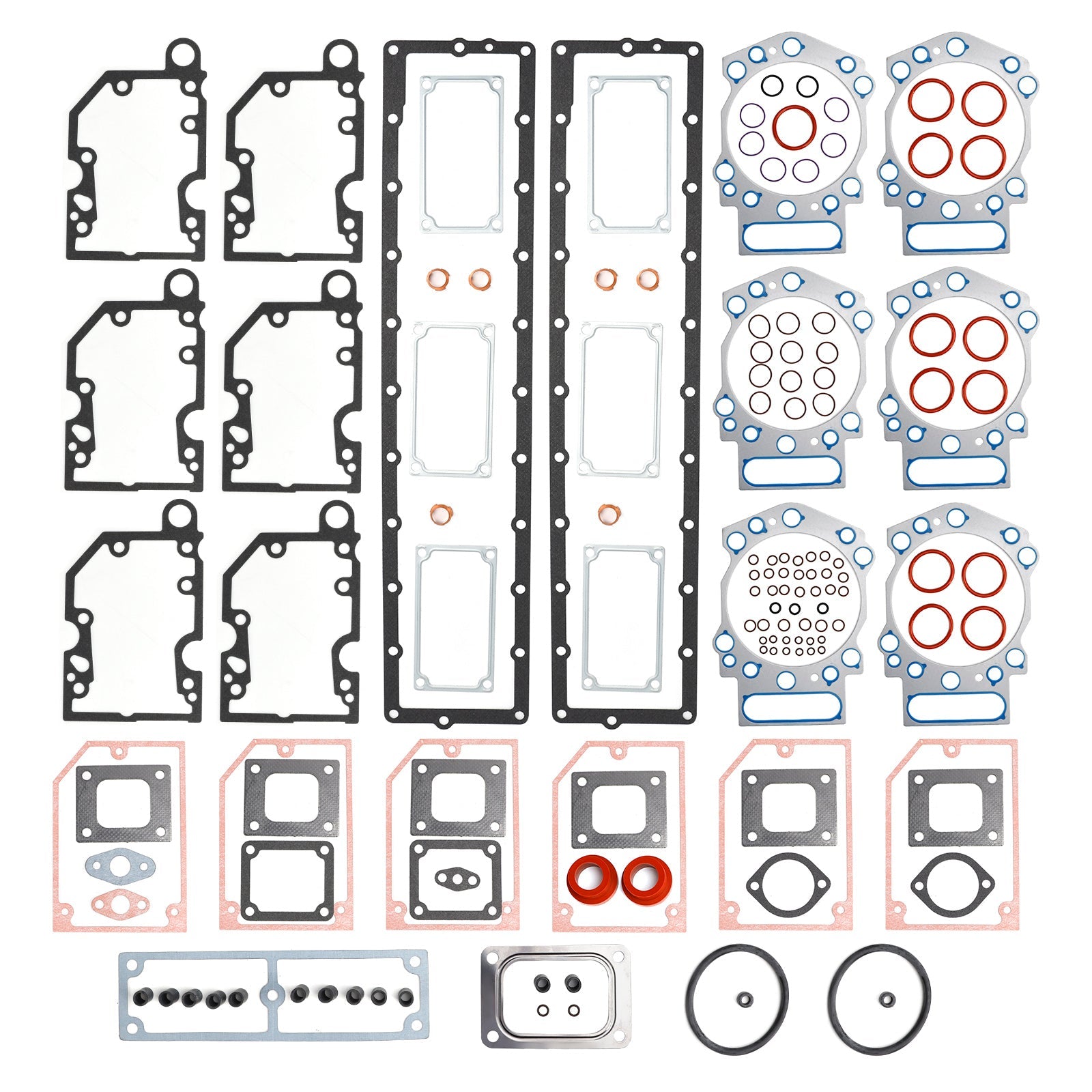 3803598 3800728 Upper Engine Gasket Set for Cummins KTA19 KTTA19