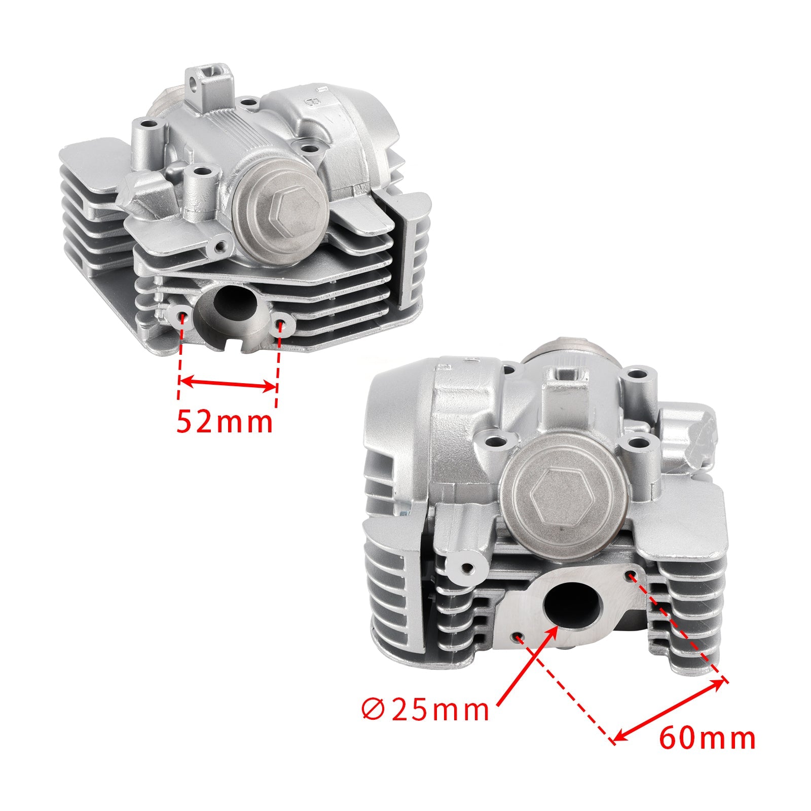 2005-2017 Yamaha YBR 125 Complete Engine Head Cylinder without EGR 5VL-E1111-11