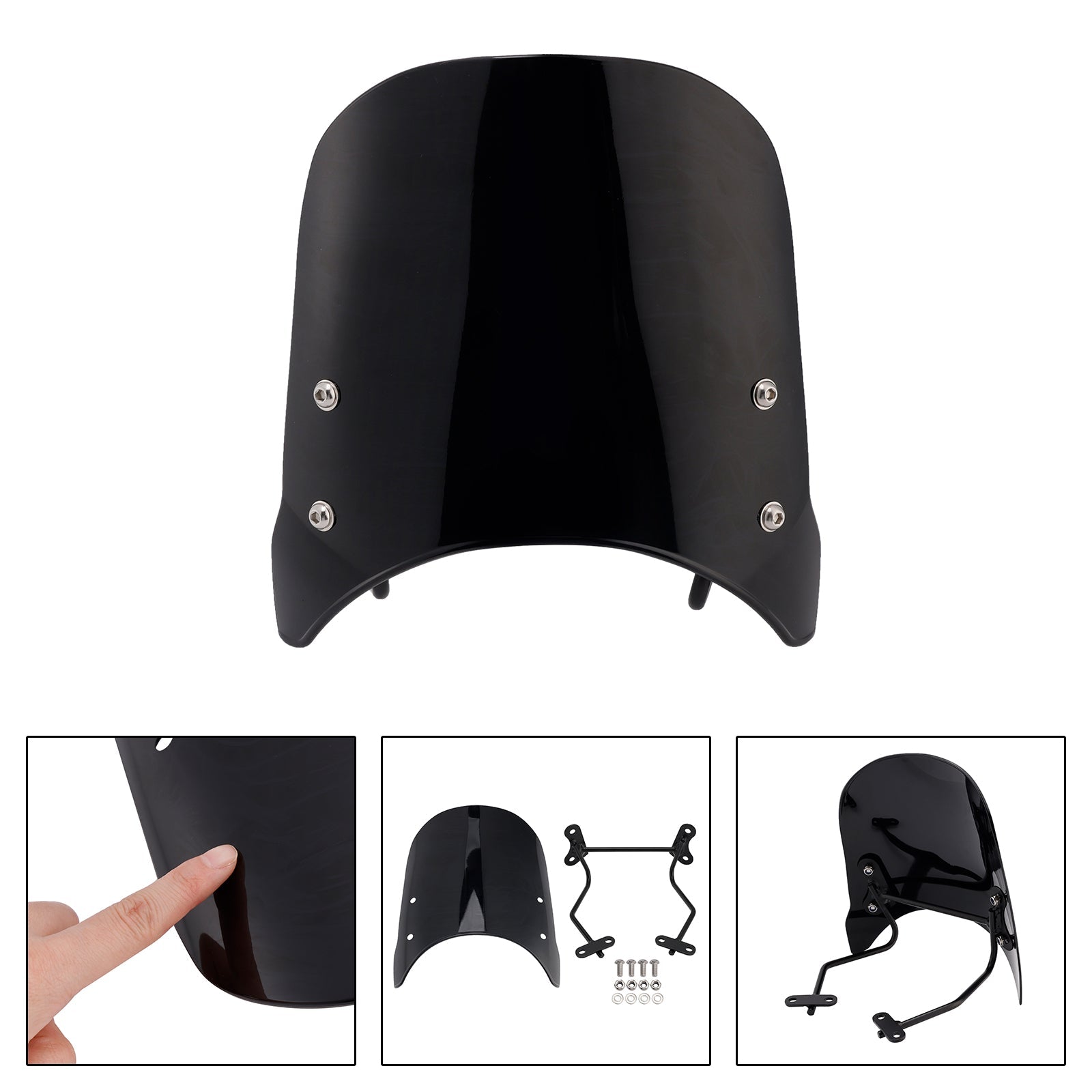 Windshield WindScreen fit for BMW R nineT Scrambler 2014-2024 Pure 2017-2024
