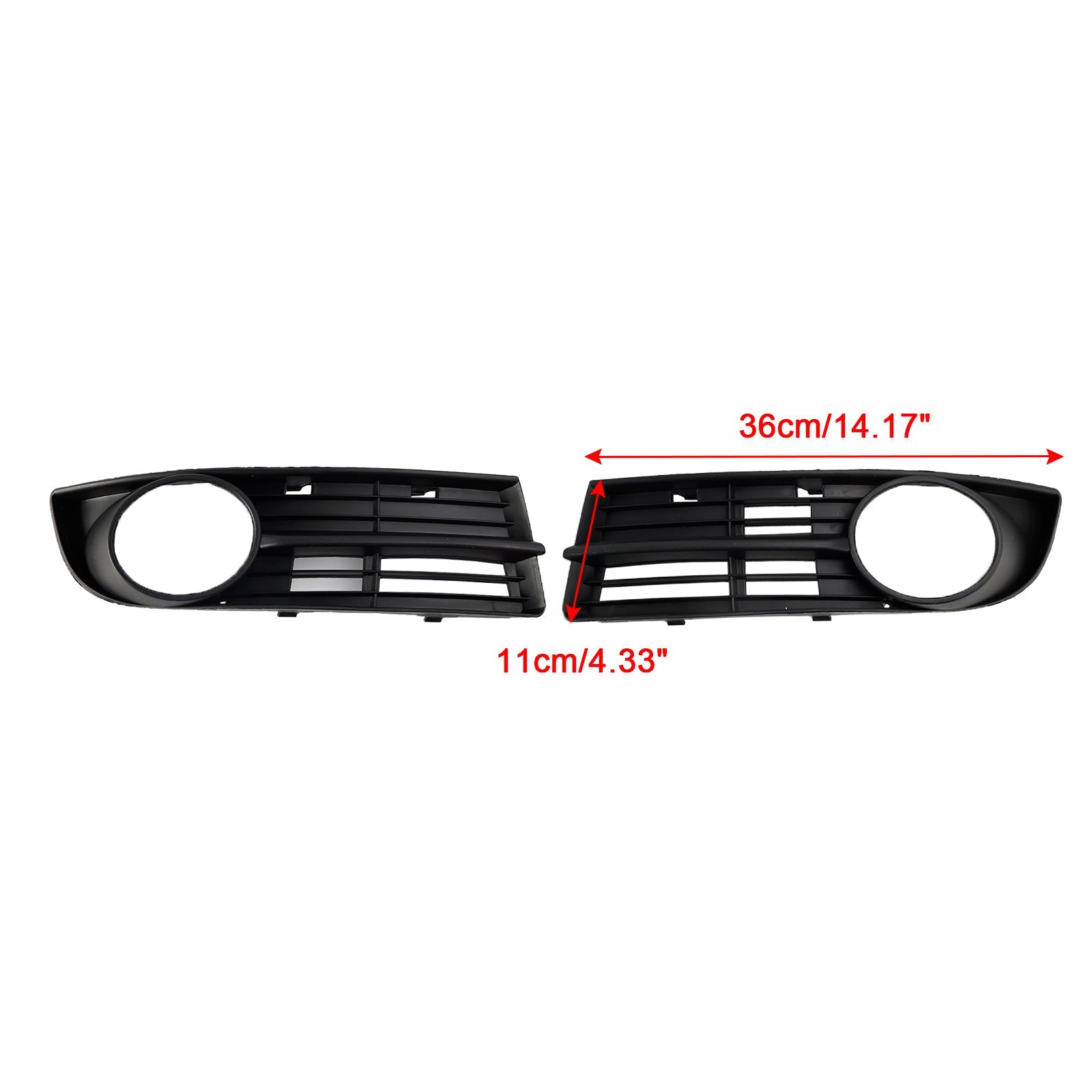 Front Bumper Foglight Grille Fit VW Caddy Life 2004-2010 Fit Touran 2003-2006