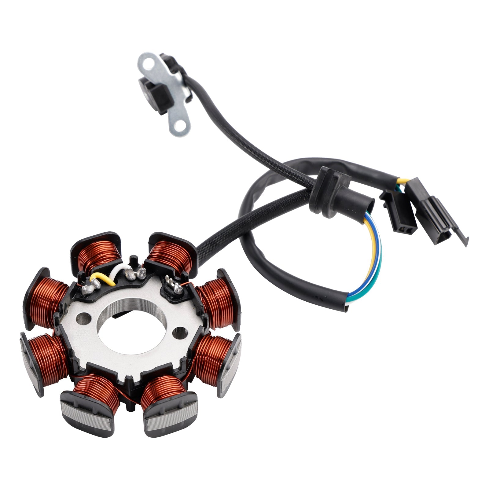 SUZUKI SHOGUN RR 125 FD125 8 COIL - 4 WIRE - STATOR ASSY 32101-20G60