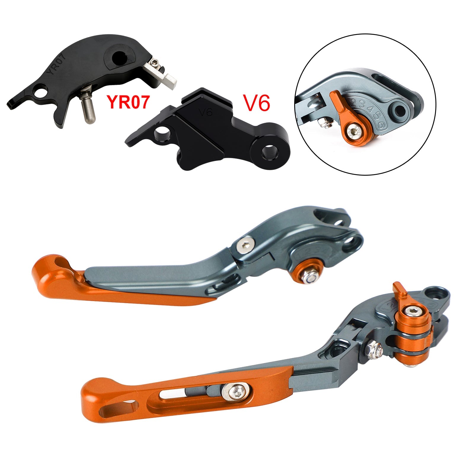 Adjustable Clutch Brake Lever fit for YAMAHA XSR900 XSR900GP MT-09 2024-2025