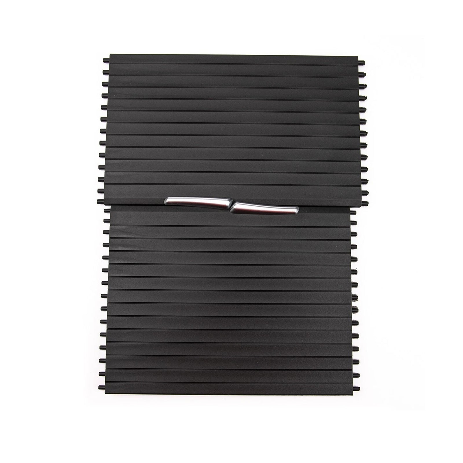 2Pcs Cup Console Holder Roller Blind Cover Tray For BMW X5 X6 E70 E71 2007-2014