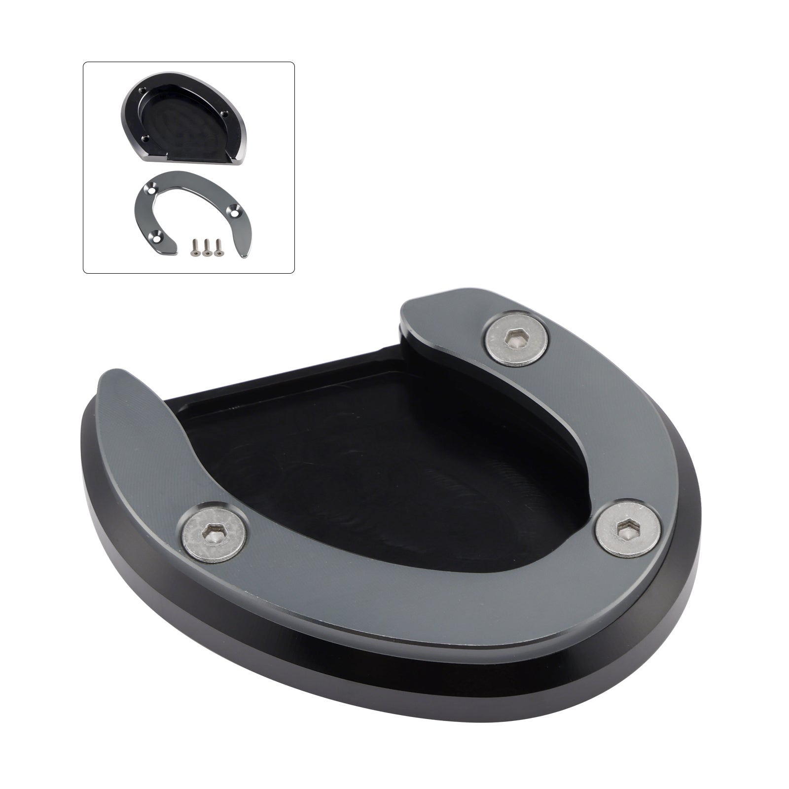 Kickstand Enlarge Plate Pad fit for Bonneville Bobber T100 T120 2018-2020