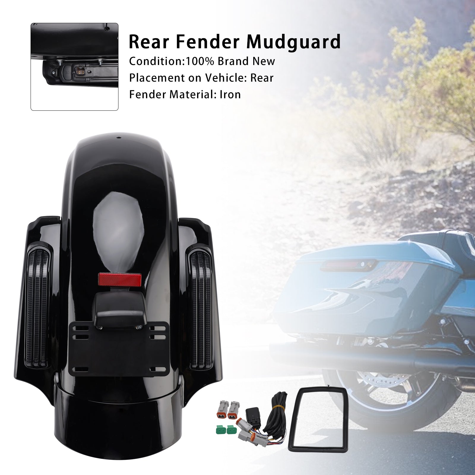 2025 Harley Touring Street Glide Ultra Rear Fender System