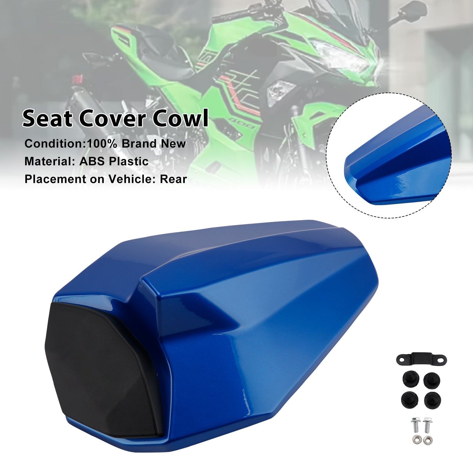 Racing Tail Rear Seat Fairing Cowl for Kawasaki ZX25R ZX4R ZX4RR 2020-2025
