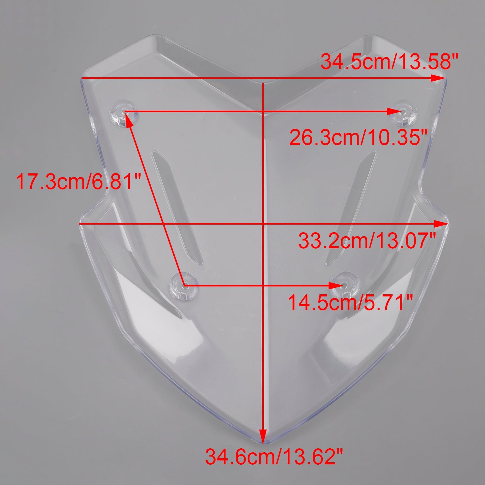 2025- KAWASAKI X-MAX 300 Windshield Windscreen