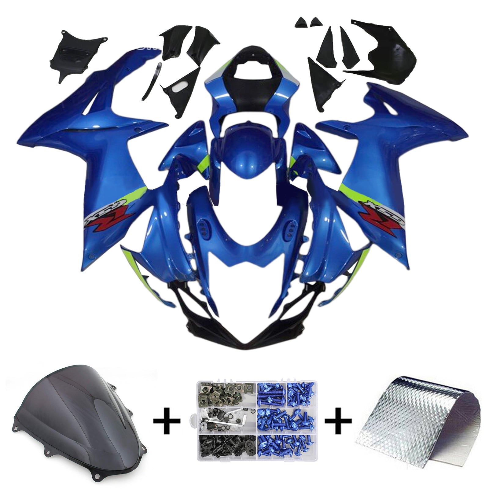 Amotopart Suzuki GSXR 600/750 2011-2025 K11 Fairing Kit Bodywork Plastic ABS