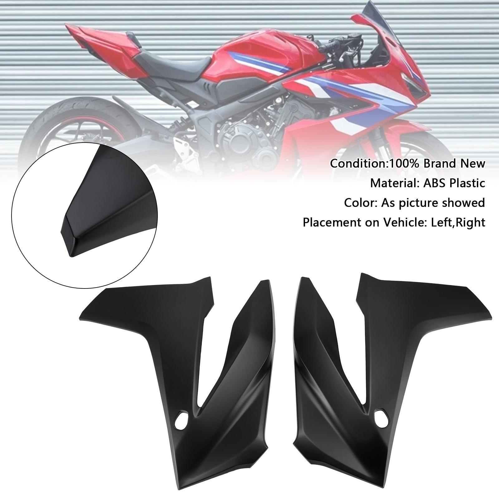 2024-2025 Honda CBR650R Side frame Cover Panel Fairing Body Cowl