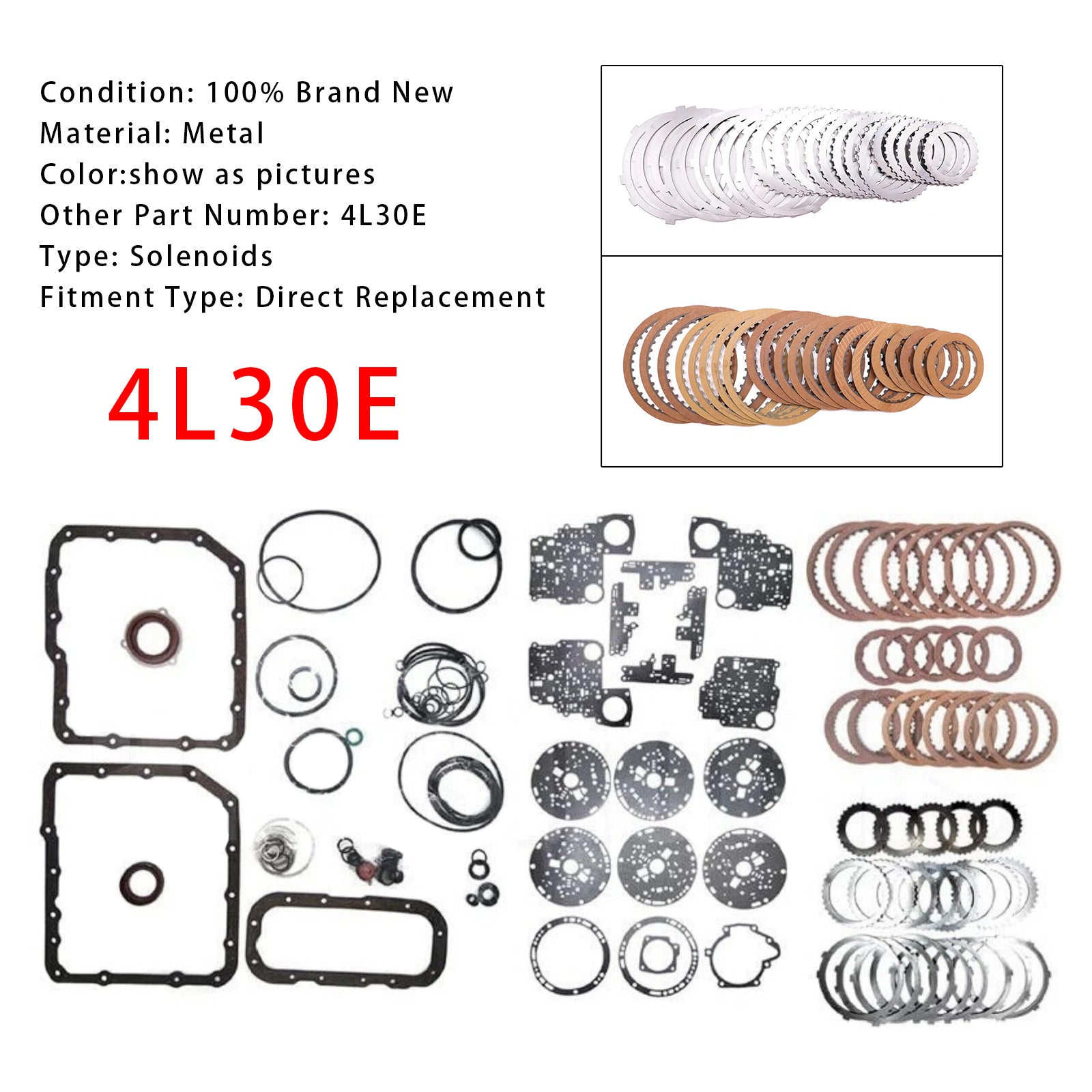 1992-2004 Isuzu Rodeo 4L30E Transmission Rebuild Automatic Kit