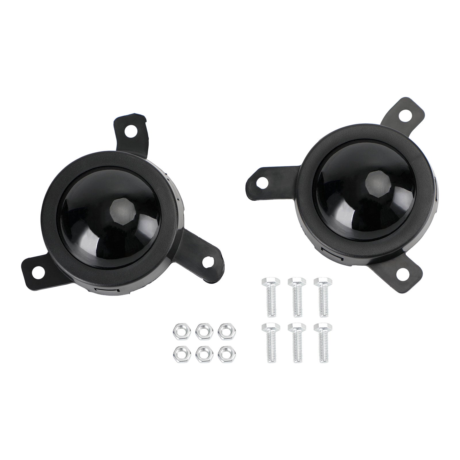 RSQ5 Black Front Honeycomb Fog Lamp Grilles Cover Fit Audi Q5 SQ5 2018-2020