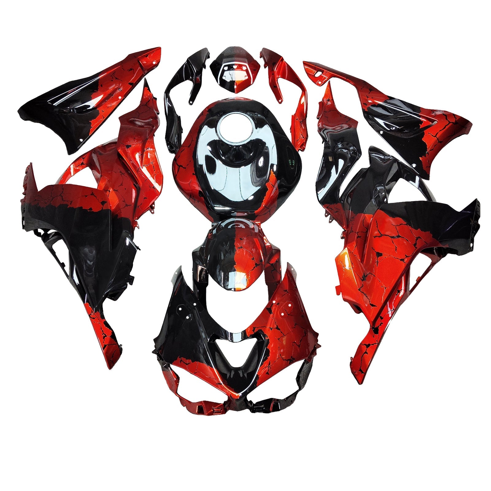 Injection Fairing Kit Bodywork Plastic ABS fit For Kawasaki ZX-6R 2024-2025