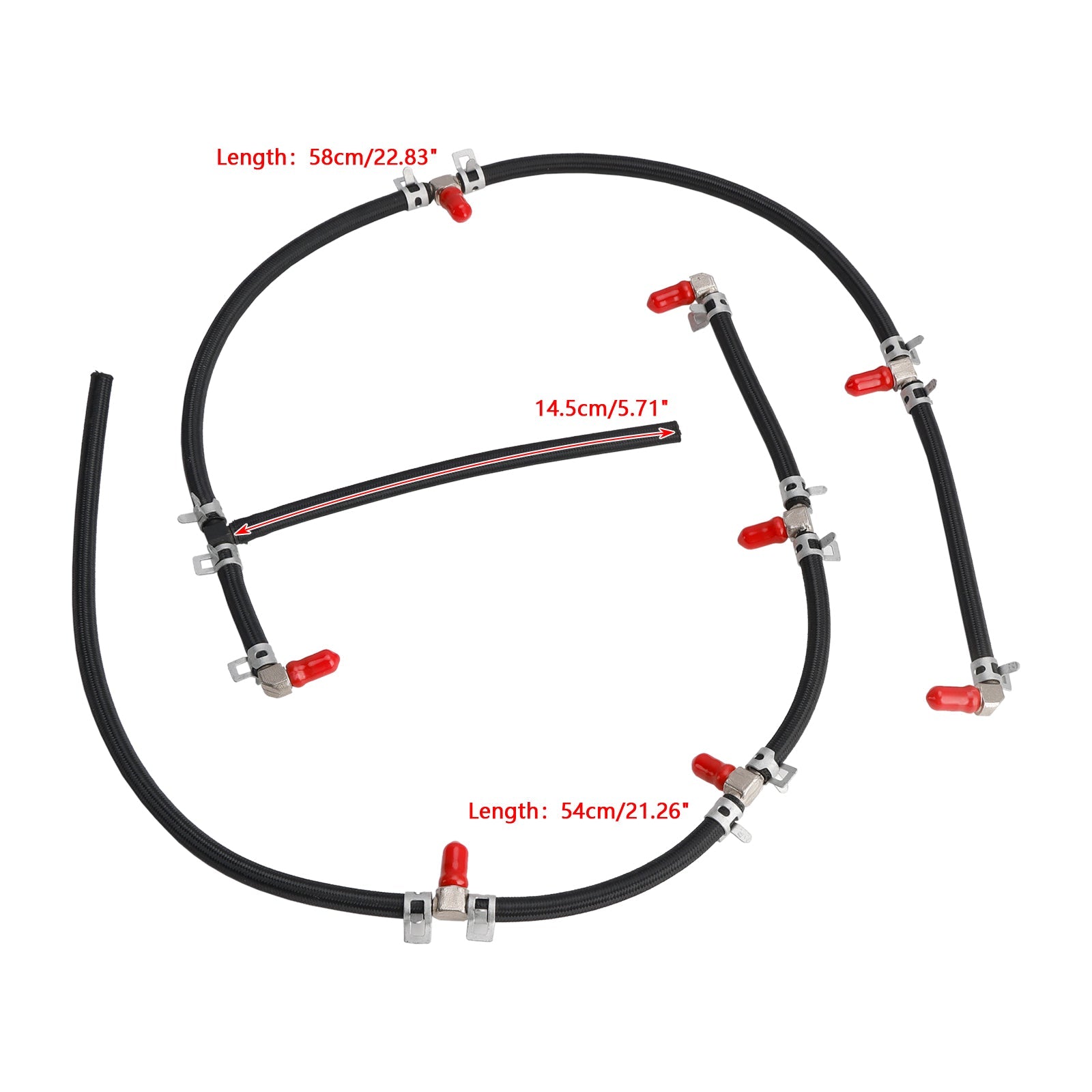 Fuel Injector Return Line Kit Fit Duramax 2004-2010 6.6L Diesel Truck Engines