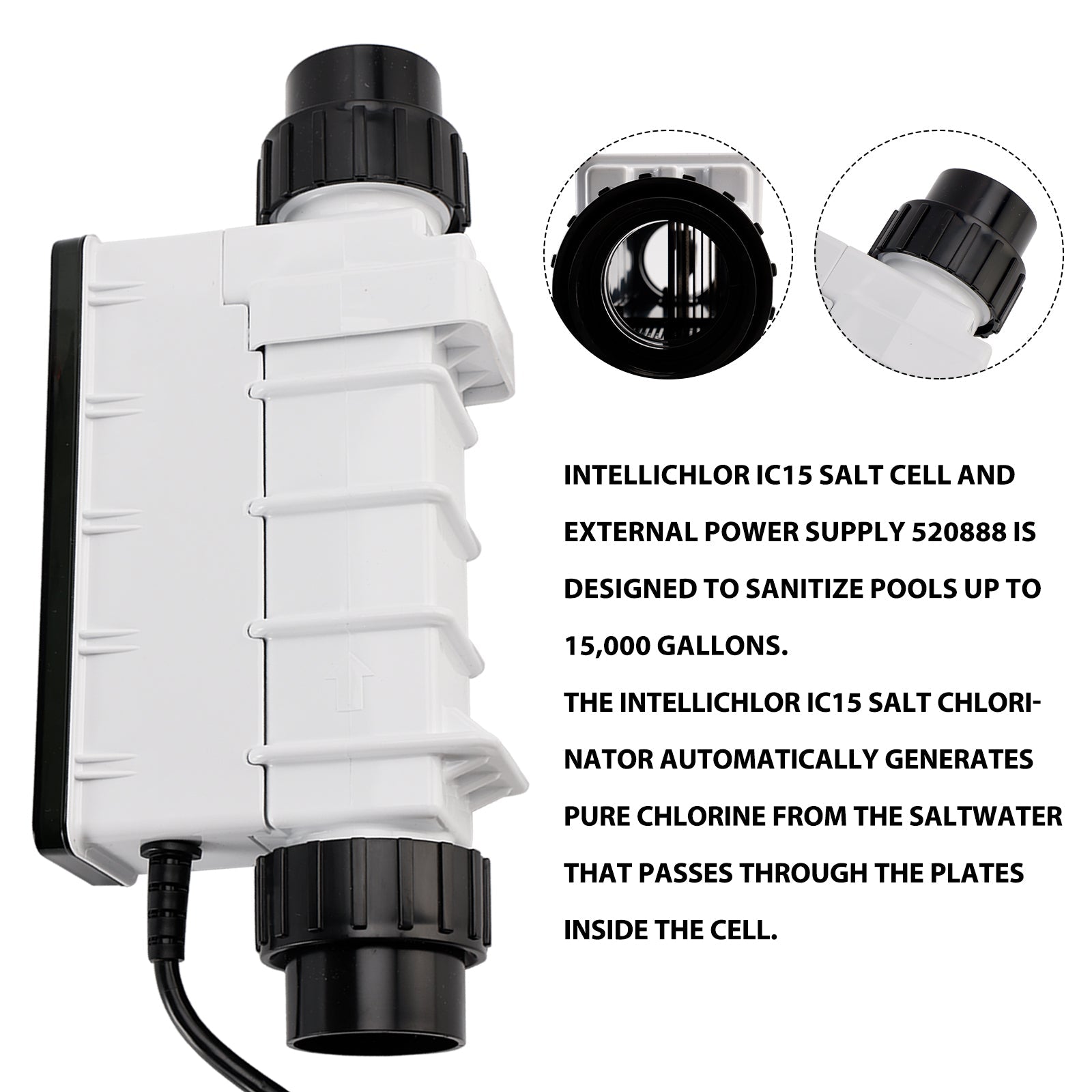 IC15 EC-520888 Salt Cell Chlorine Generator Replacement Salt Cell Systems