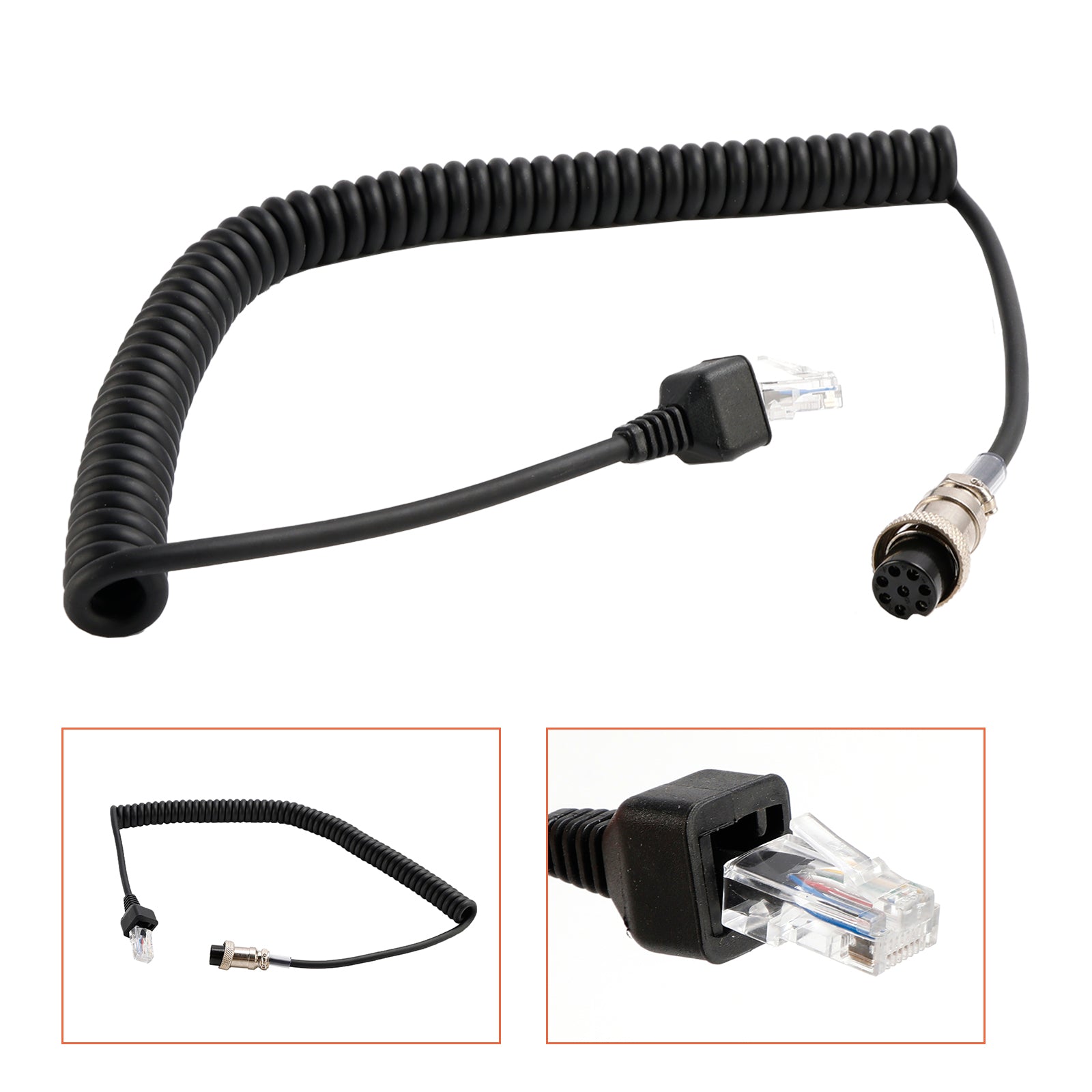 MH-31B8 Microphone Cable For Yaesu FT847 FT920 FT950 Intercom Microphone Cable