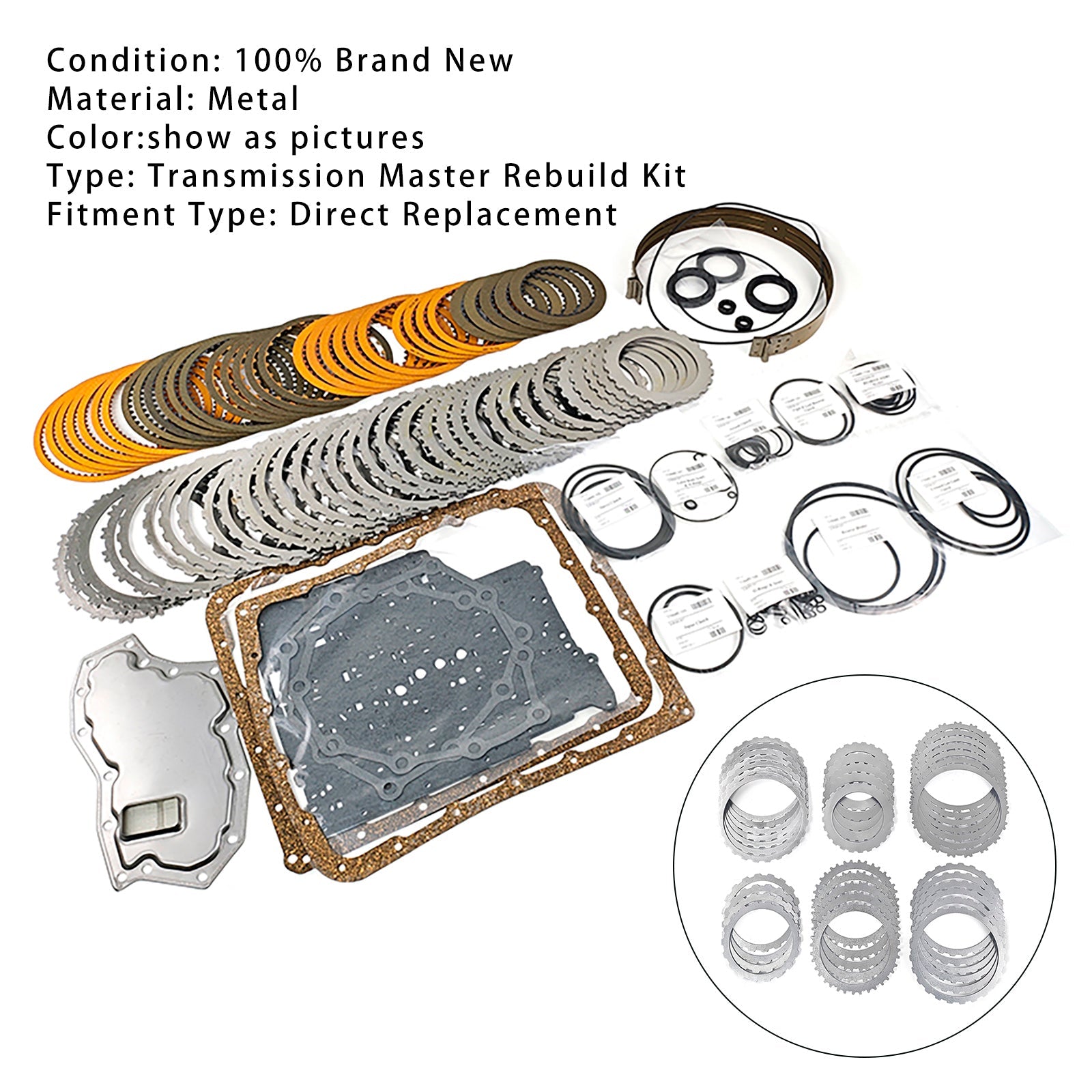 5 Speed Nissan RE5R05A V6 Titan RE5R05A Transmission Master Rebuild Kit