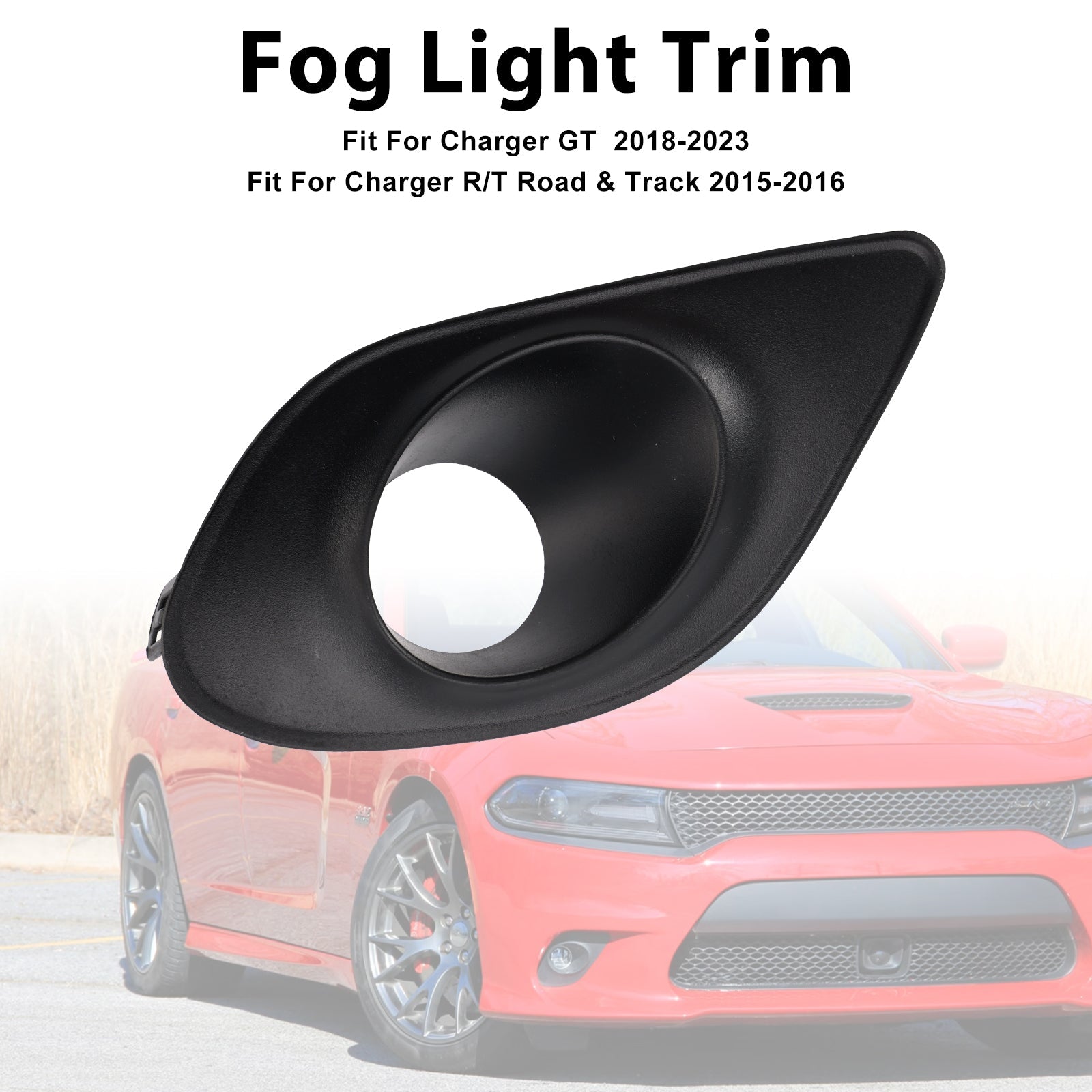 Right Side Fog Light Bezel For Dodge Charger 2015-2022 68280428AA