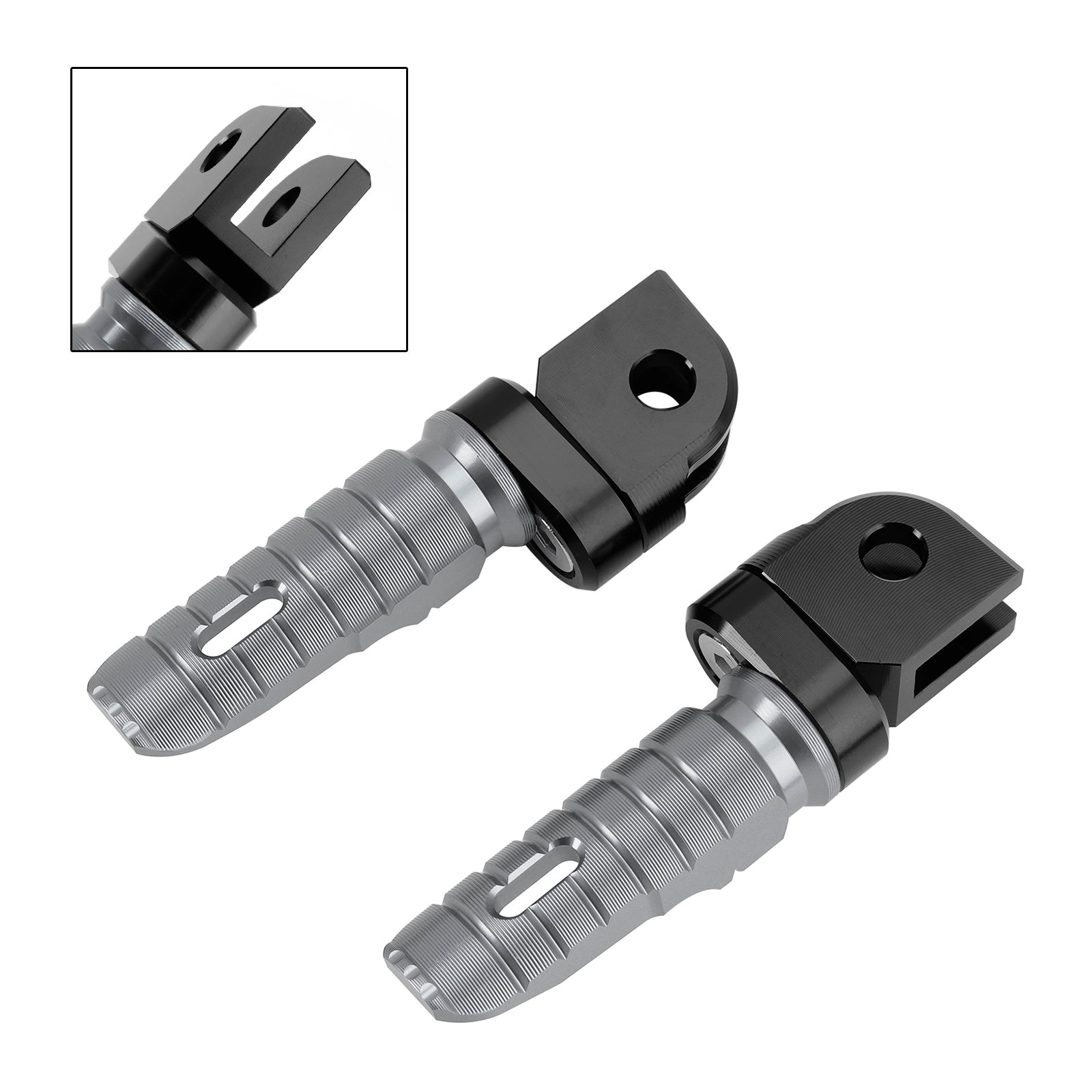 Front Footrests Foot Pegs fit for KAWASAKI ZX-4R ZX-4RR 24-25 NINJA 400 2018-2024