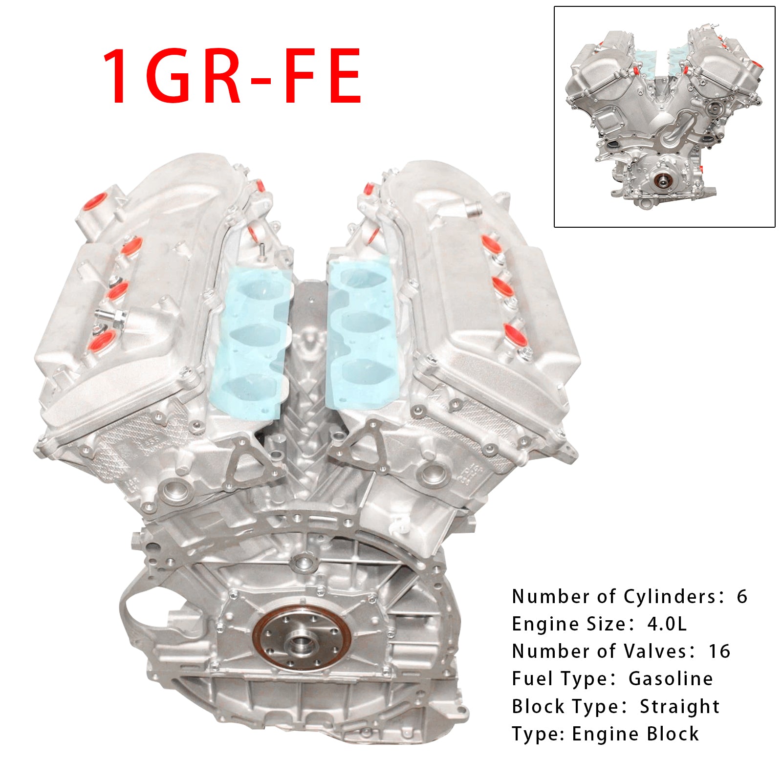 Brand New Engine 1GR-FE 4.0L 6-Cylinder For 2005-2015 Toyota Tacoma 05-09 Tundra