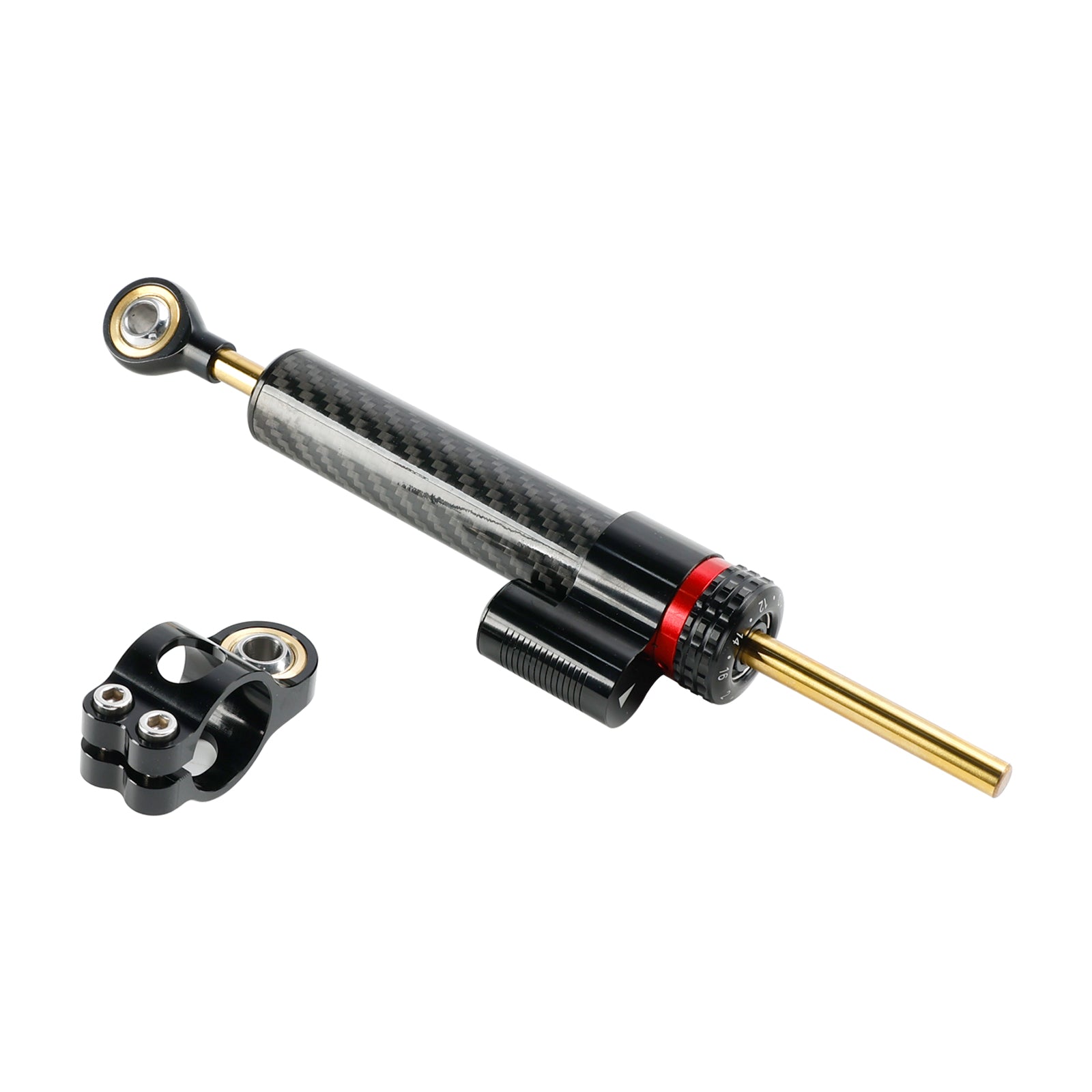 범용 오토바이 용 스티어링 댐퍼 스태빌라이저 브래킷 장착 키트