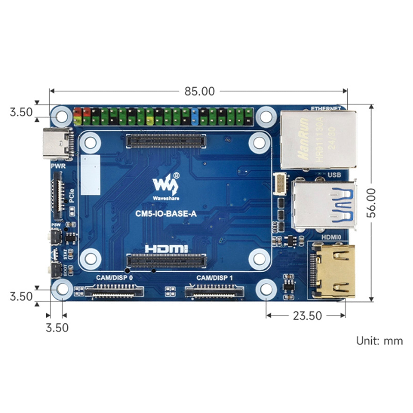 Raspberry Pi Compute Module 5 Expansion Board CM5 Computing Module Core Board