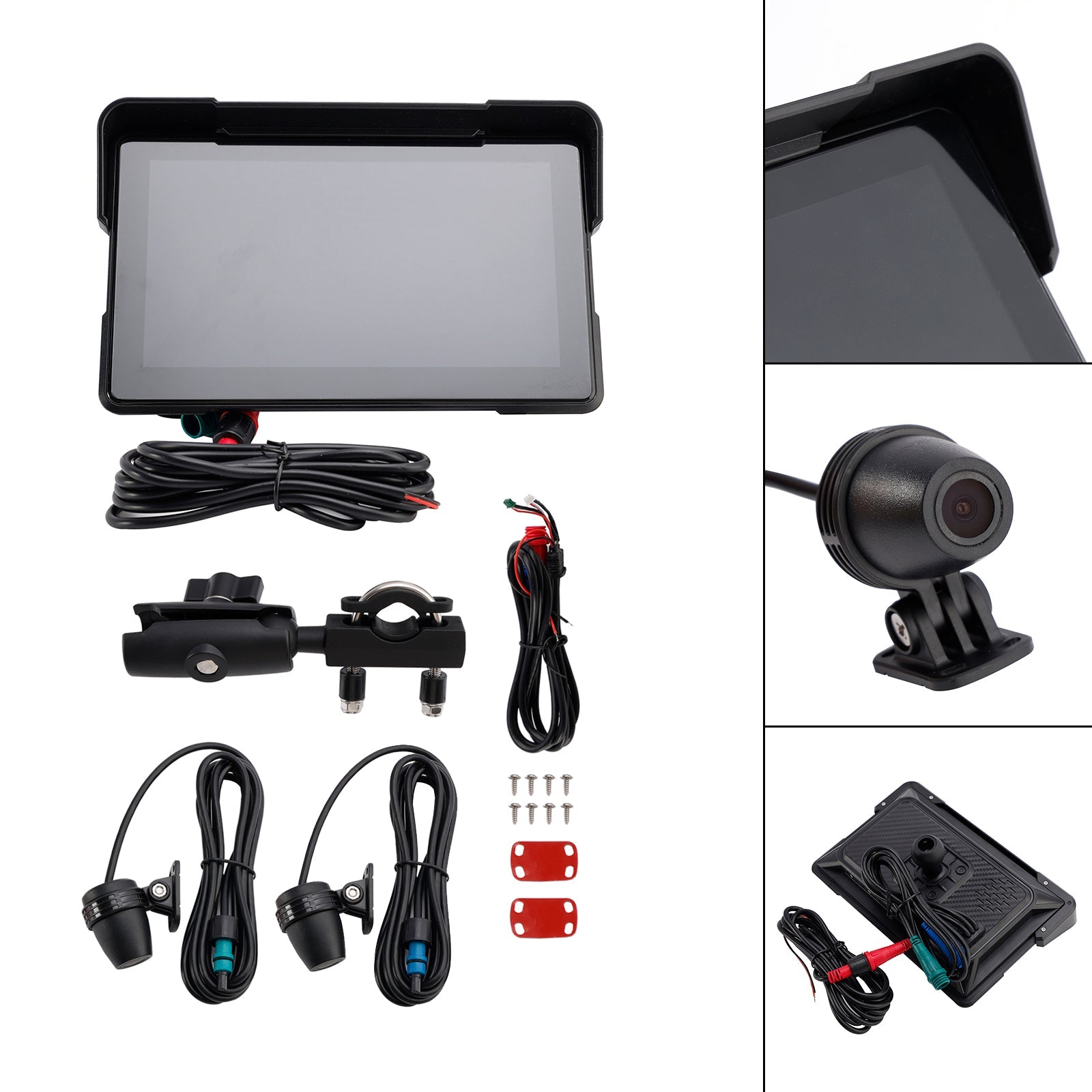 Motorcycles Car Play 7 Inch Universal 1080P Record For Scooter Motorcycle