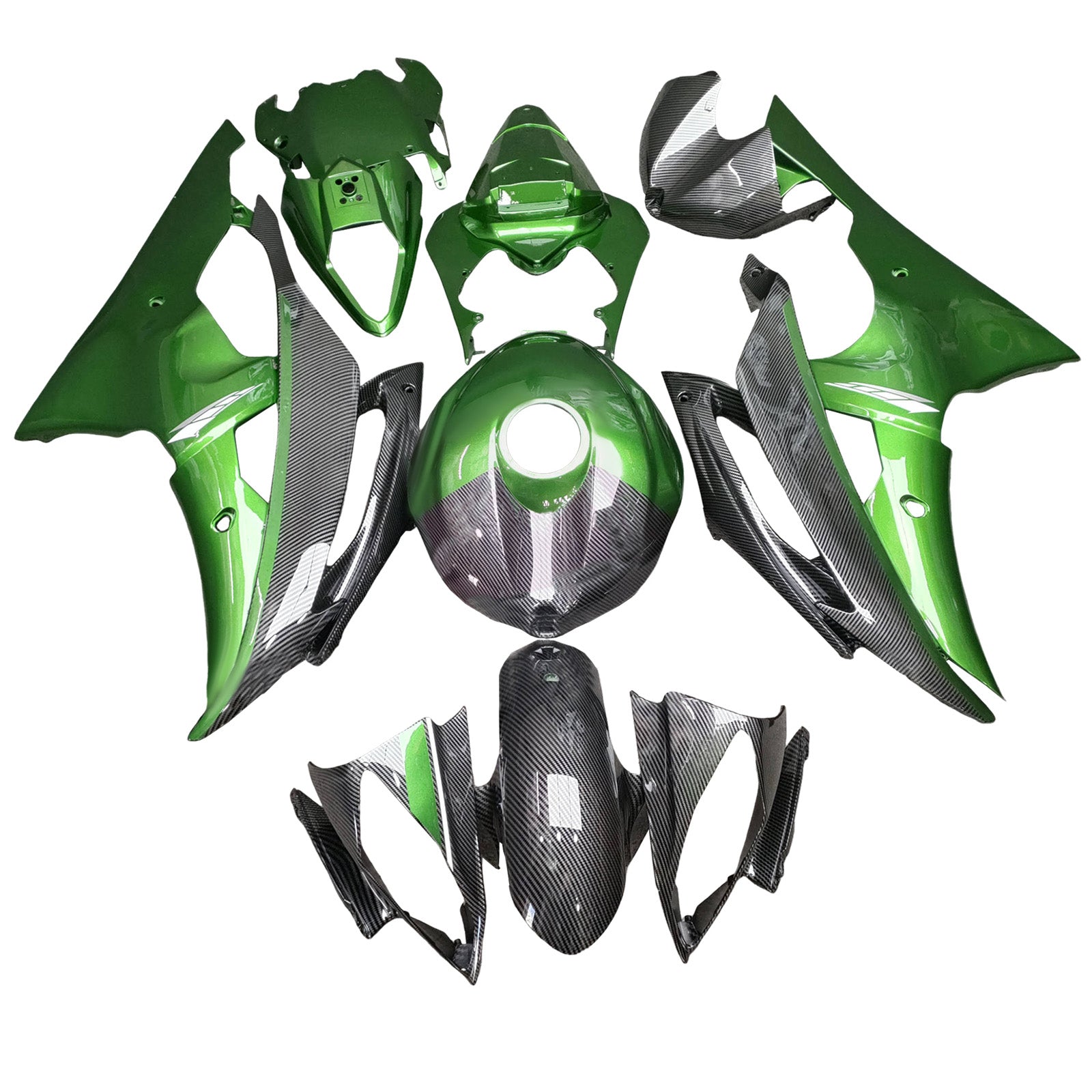 Injection Fairing Kit Bodywork Plastic ABS For Yamaha YZFR6 YZF-R6 2008-2016