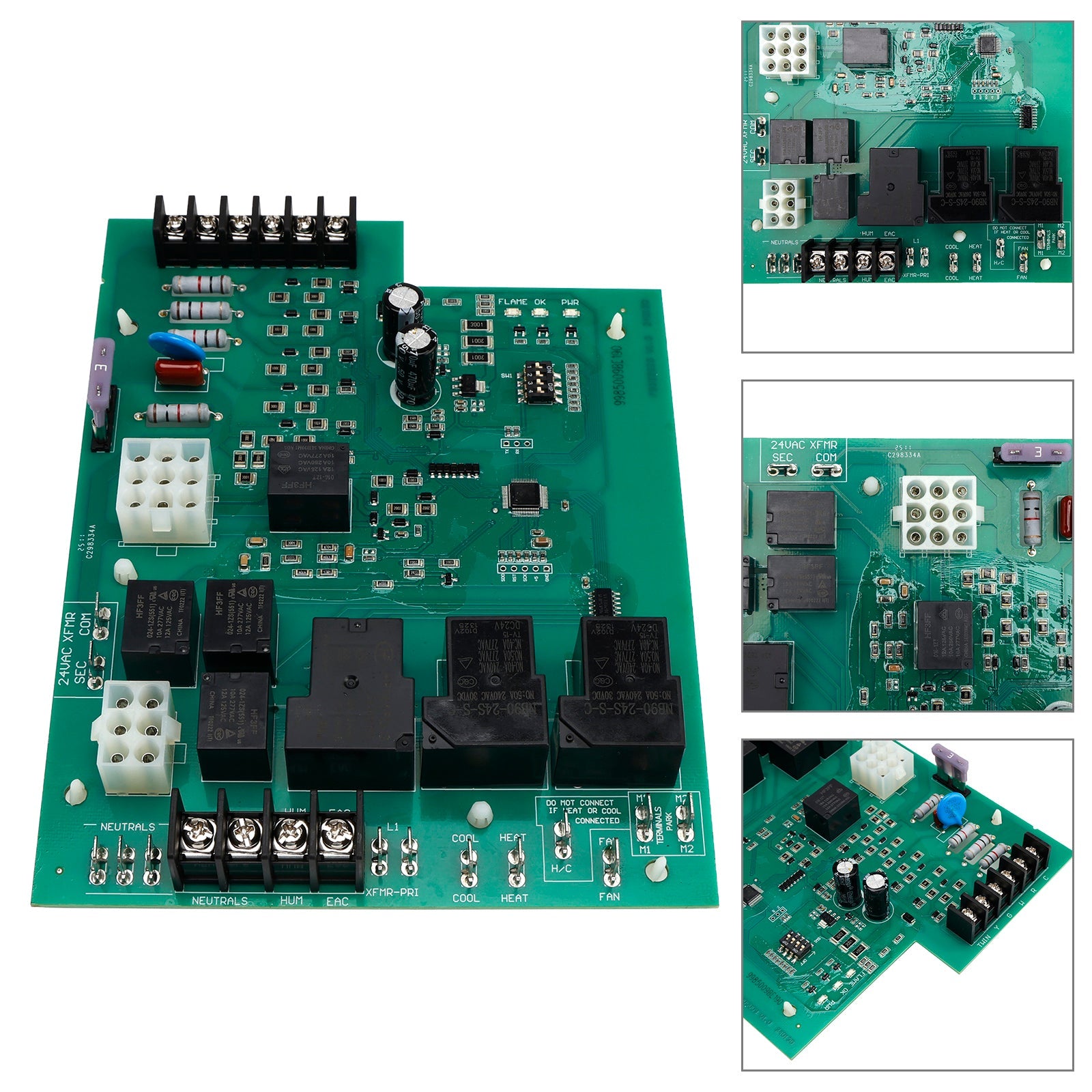 1012920A Furnace Control Board Compatible with Rheem 62-24084-82 2-24084-02