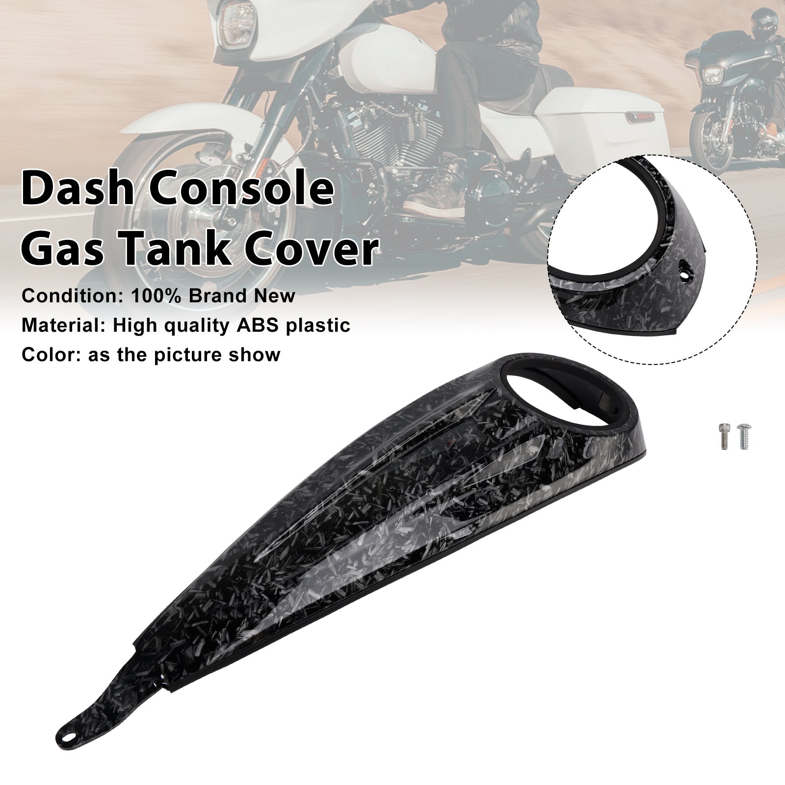 Dash Console Gas Tank Cover For Touring Road Glide / Street Glide 2023-2025