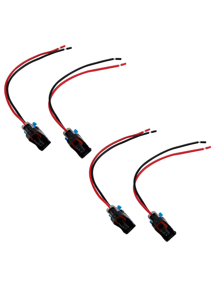 4PCS Fuel Injector Connector Plug Clip Pigtail Quick Disconnect Fit Buick