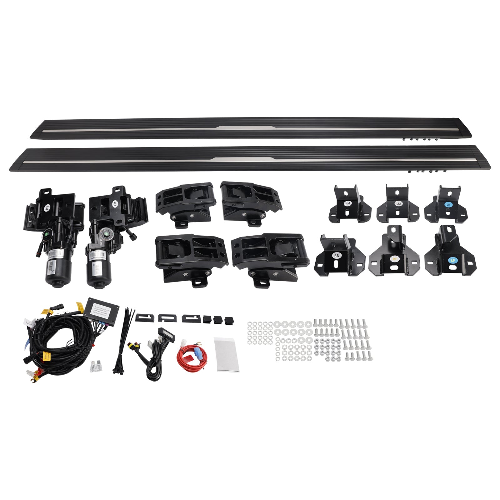 Electric Power Running Boards For Ford Ranger T7/T8 2021 with LED Truck Step Lights