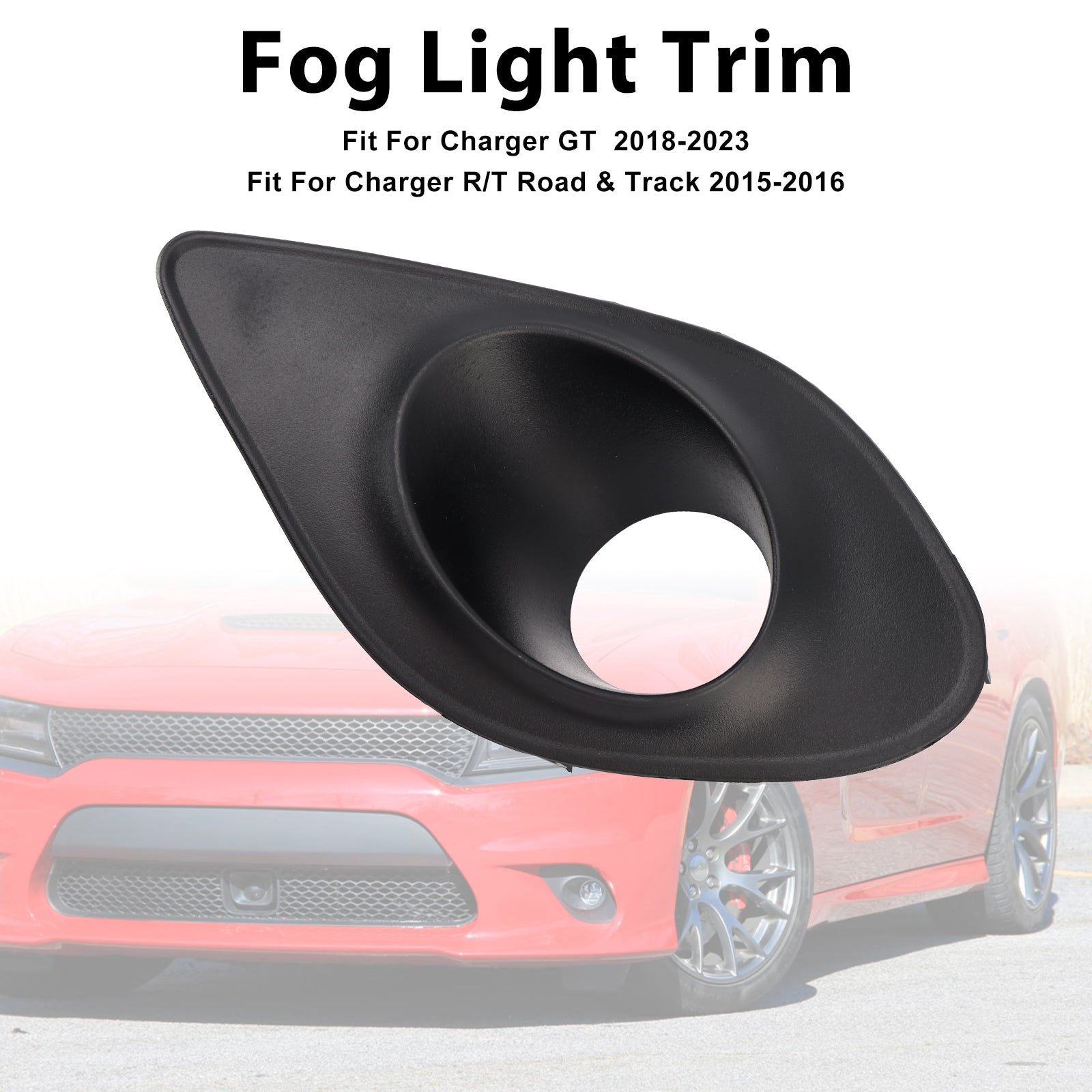 Left Side Fog Light Bezel For Dodge Charger 2015-2022 68280429AA