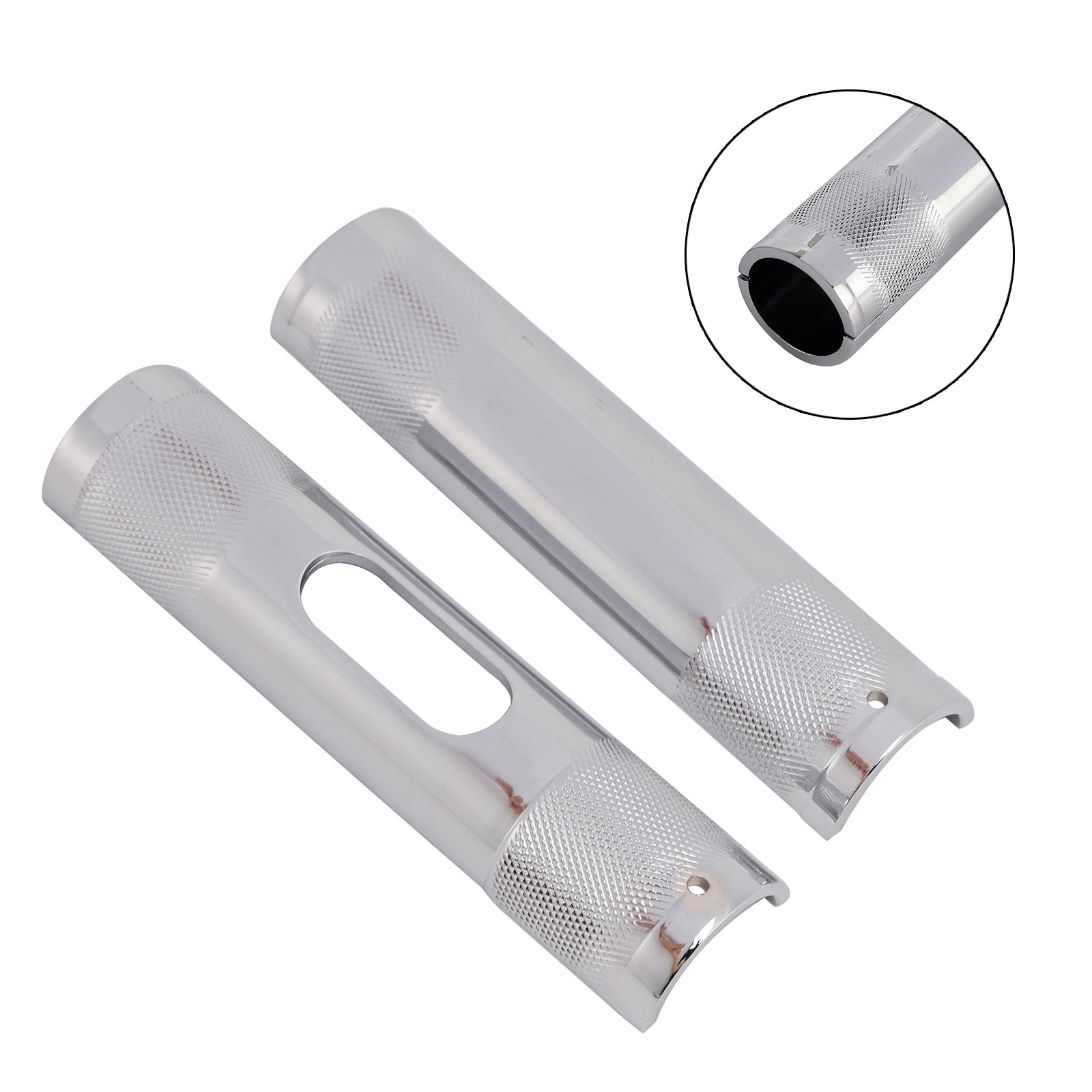 Handlebar Diameter Riser Adapter 1" To 1.25" Chrome For Road Glide Road King