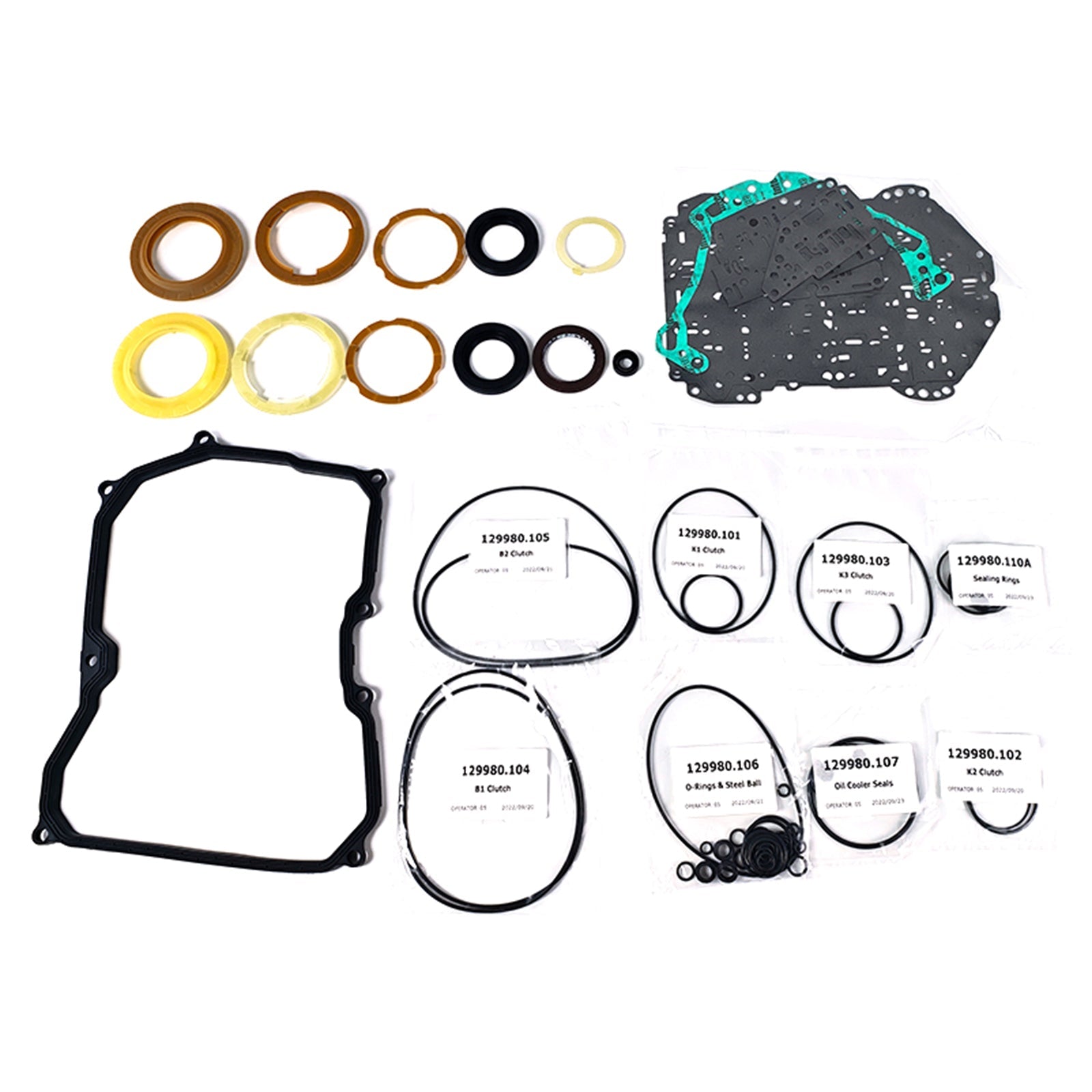 09G Transmissions Master Rebuild Kit Gasket Clutch Set For VW Audi 6 AT TF60SN